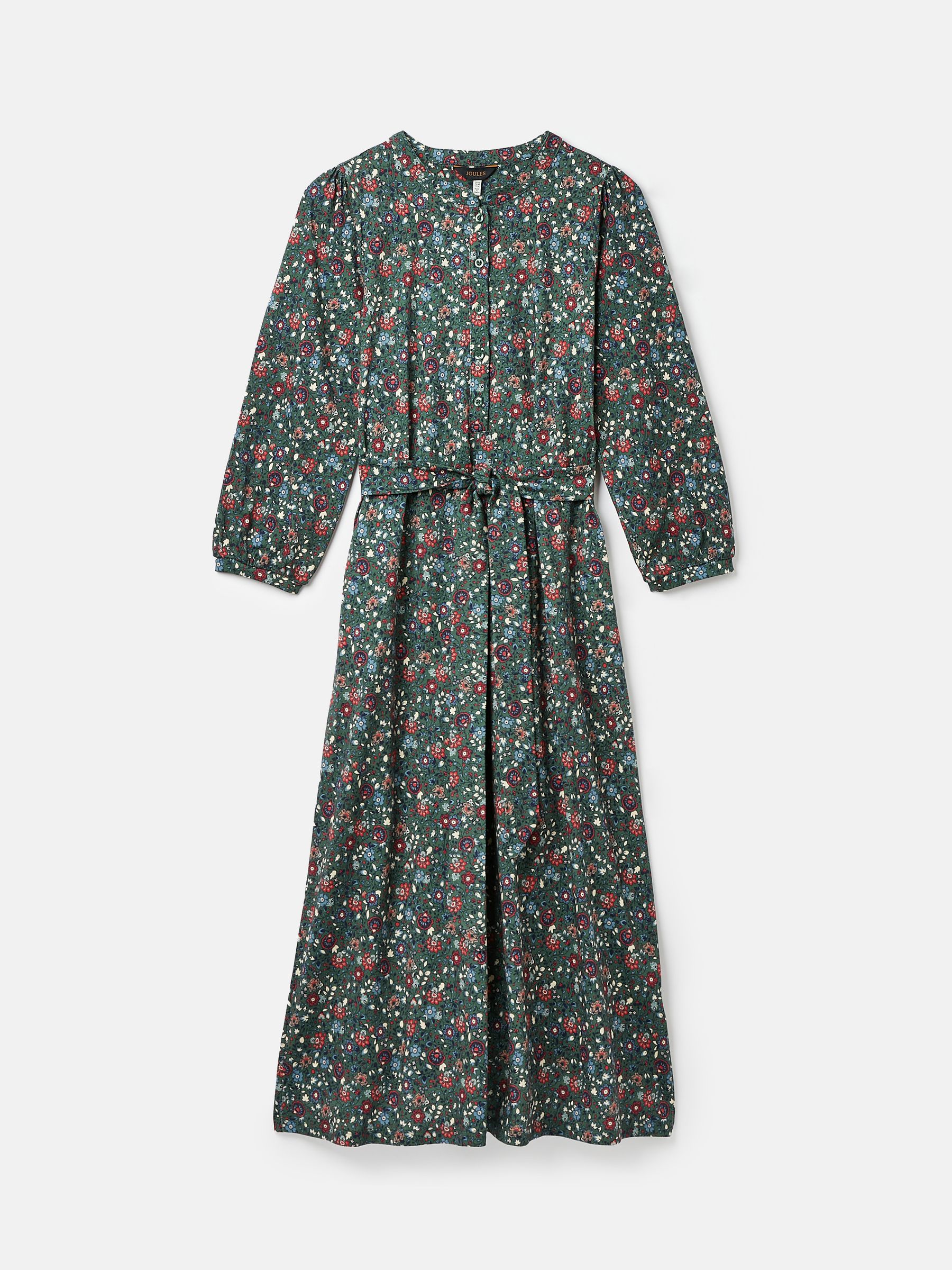 Scarlett Green Cotton Shirt Dress - Image 6 of 6