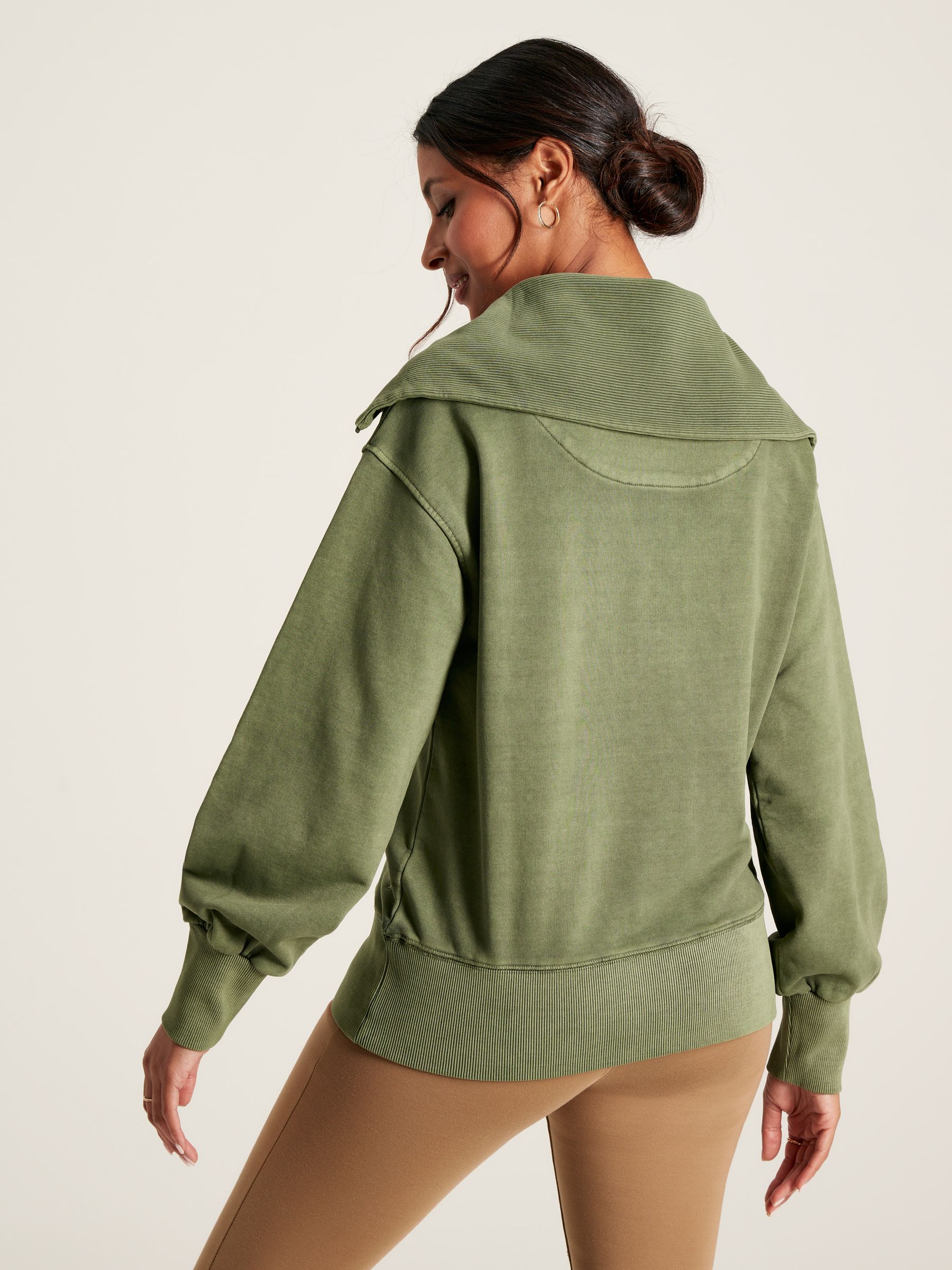 Tia Green Pullover Sweatshirt - Image 2 of 6