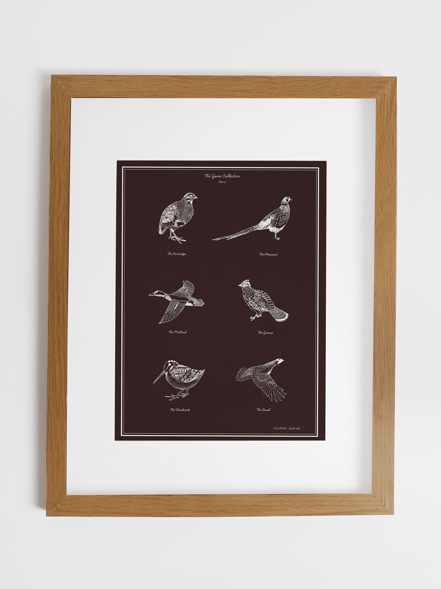 Red The Gamekeepers Sketch Wood Mounted Framed Print 43 x 53cm Wall Art - Image 1 of 4 Red The Gamekeepers Sketch Wood Mounted Framed Print 43 x 53cm Wall Art - Image 1 of 4