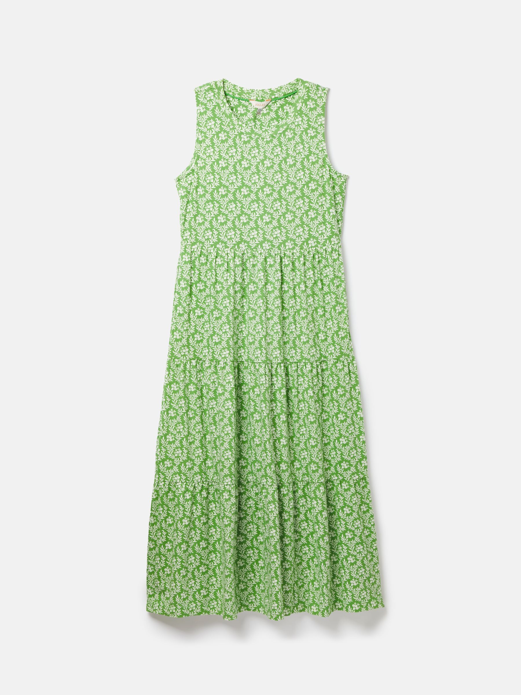 Jayne Green Jersey Tiered Dress - Image 7 of 7