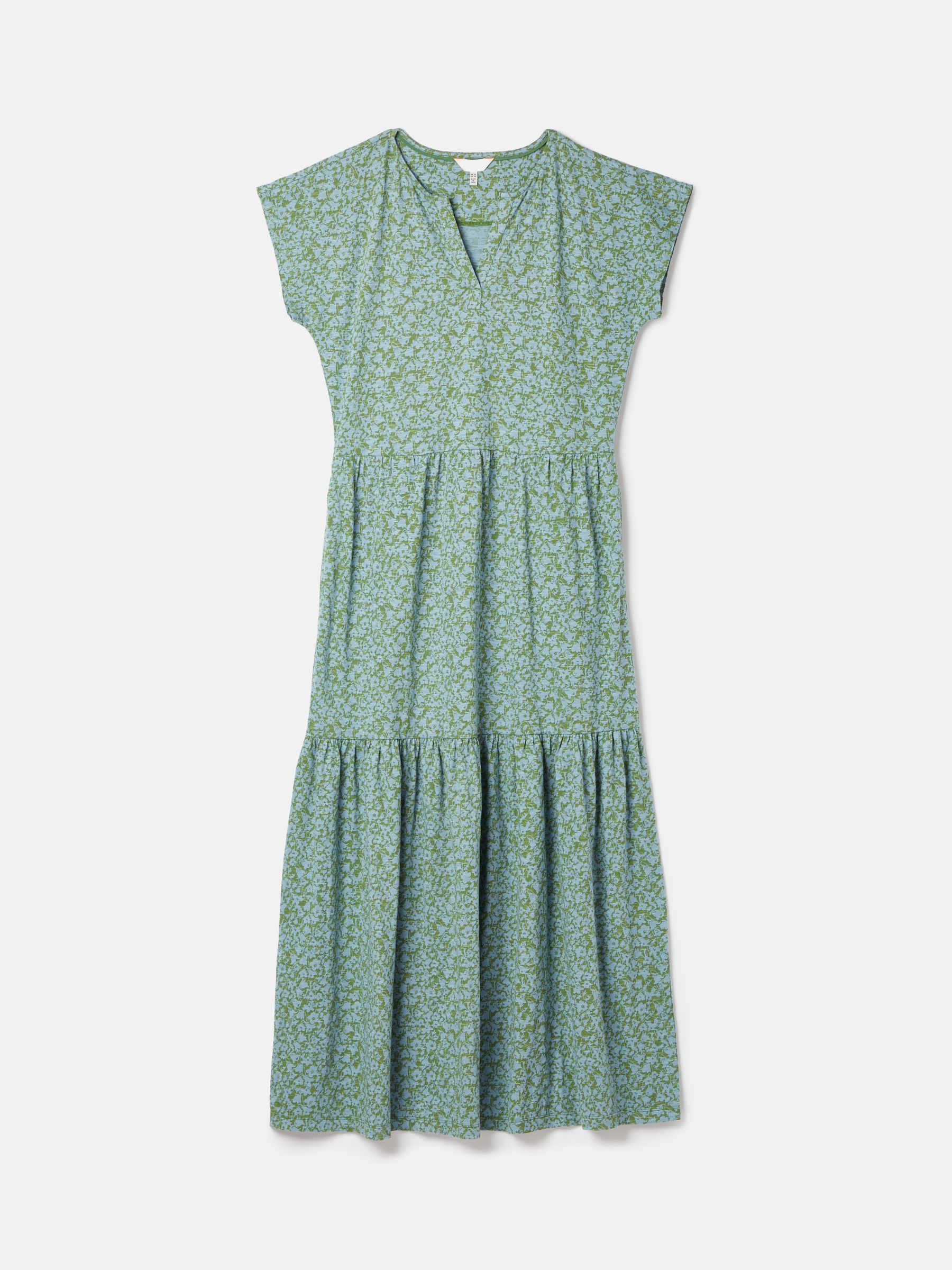 Ariana Green Jersey Tiered Dress - Image 7 of 7