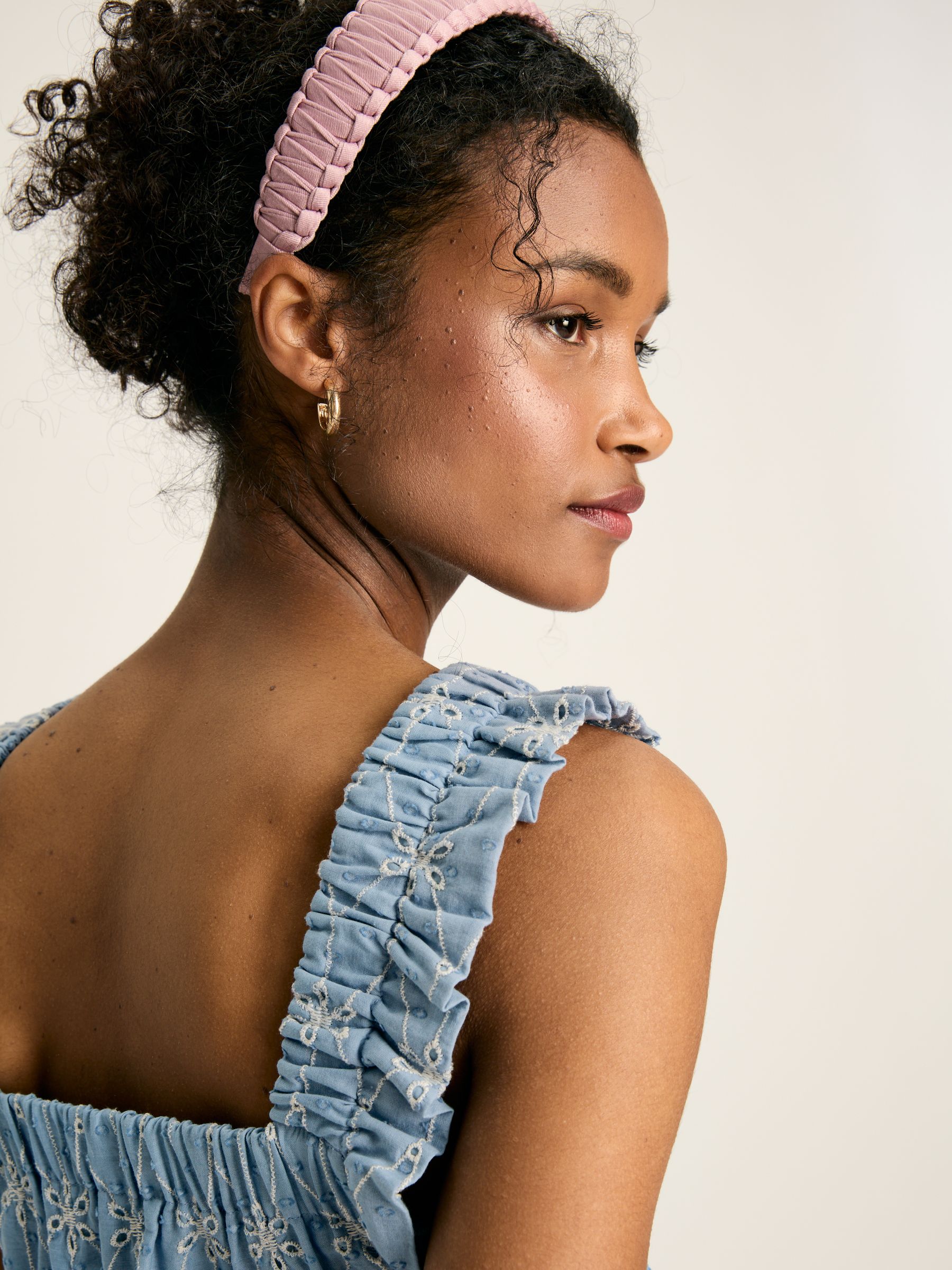 Nadia Blue Broderie Sun Dress - Image 5 of 6