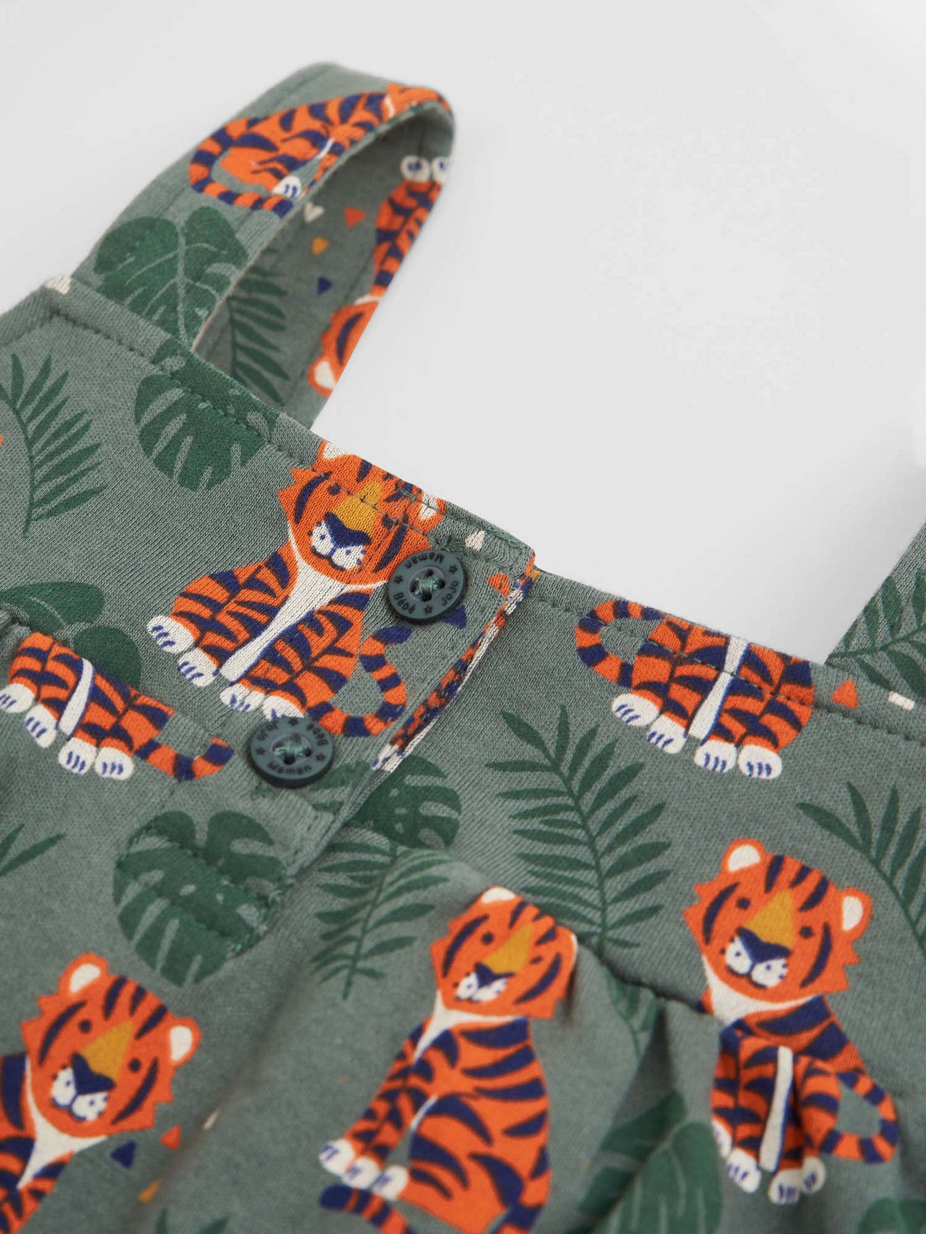 Khaki Girls Tiger Print Jumpsuit - Image 3 of 3