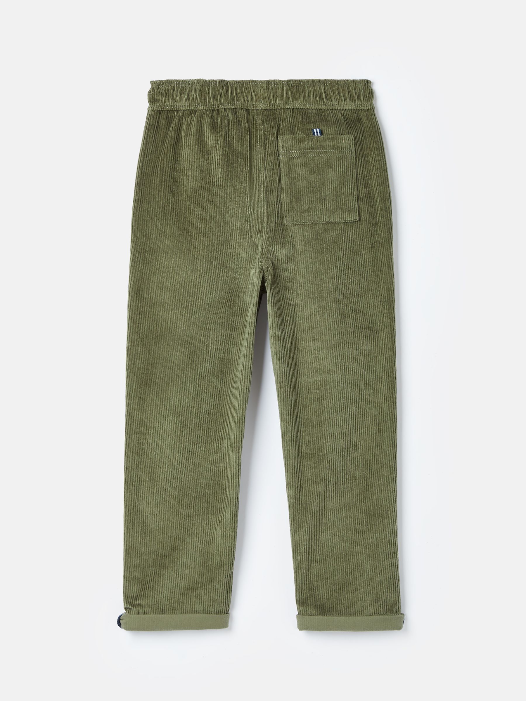 Louis Khaki Elasticated Waist Corduroy Trousers - Image 6 of 6