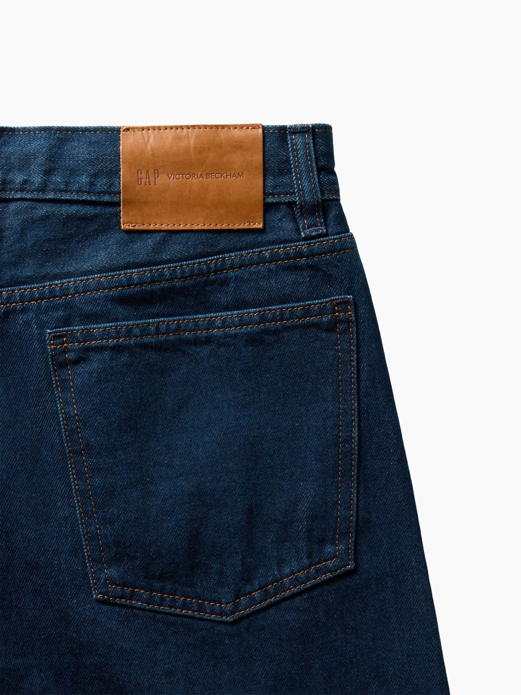 Gap x Victoria Beckham Dark Wash Low Slung Baggy Jeans - Image 8 of 10