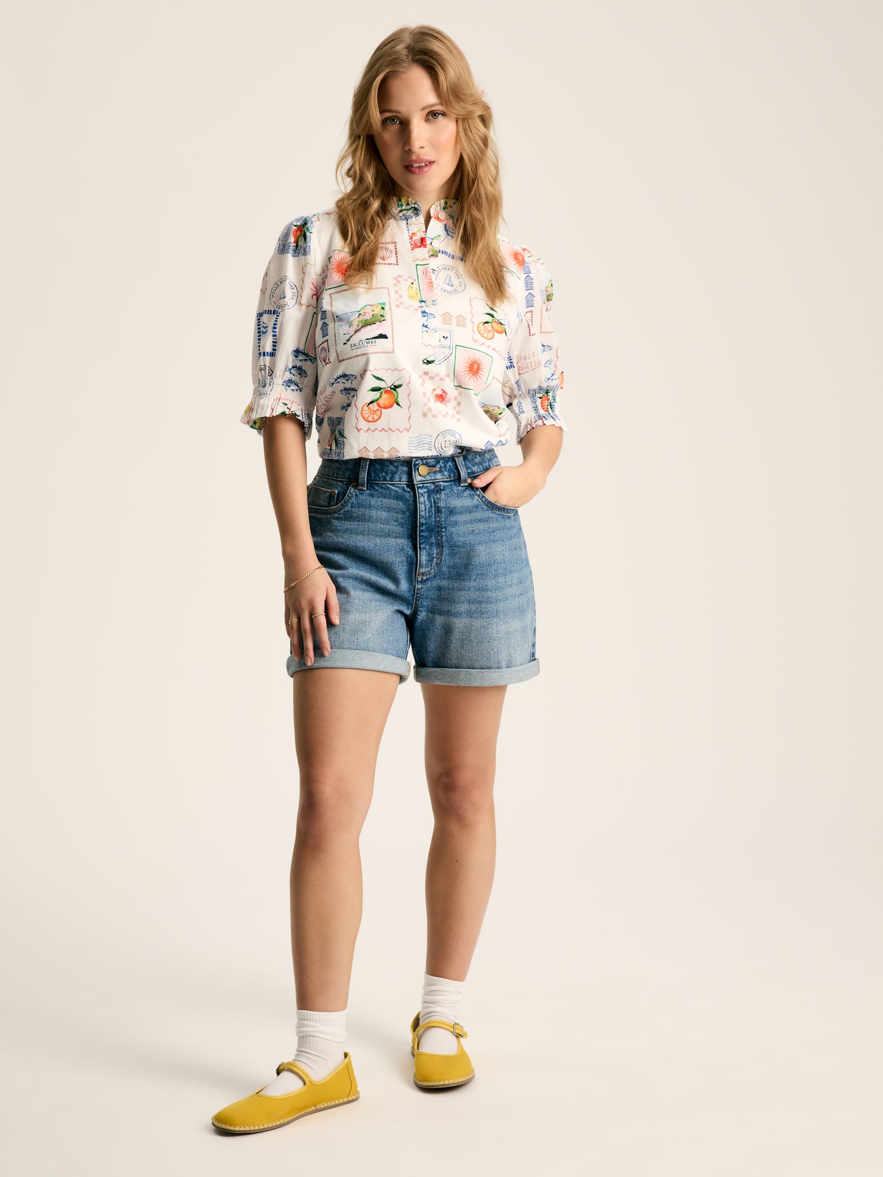 週末セール　ella_selectshop frill blouse 週末セール ella_selectshop frill blouse