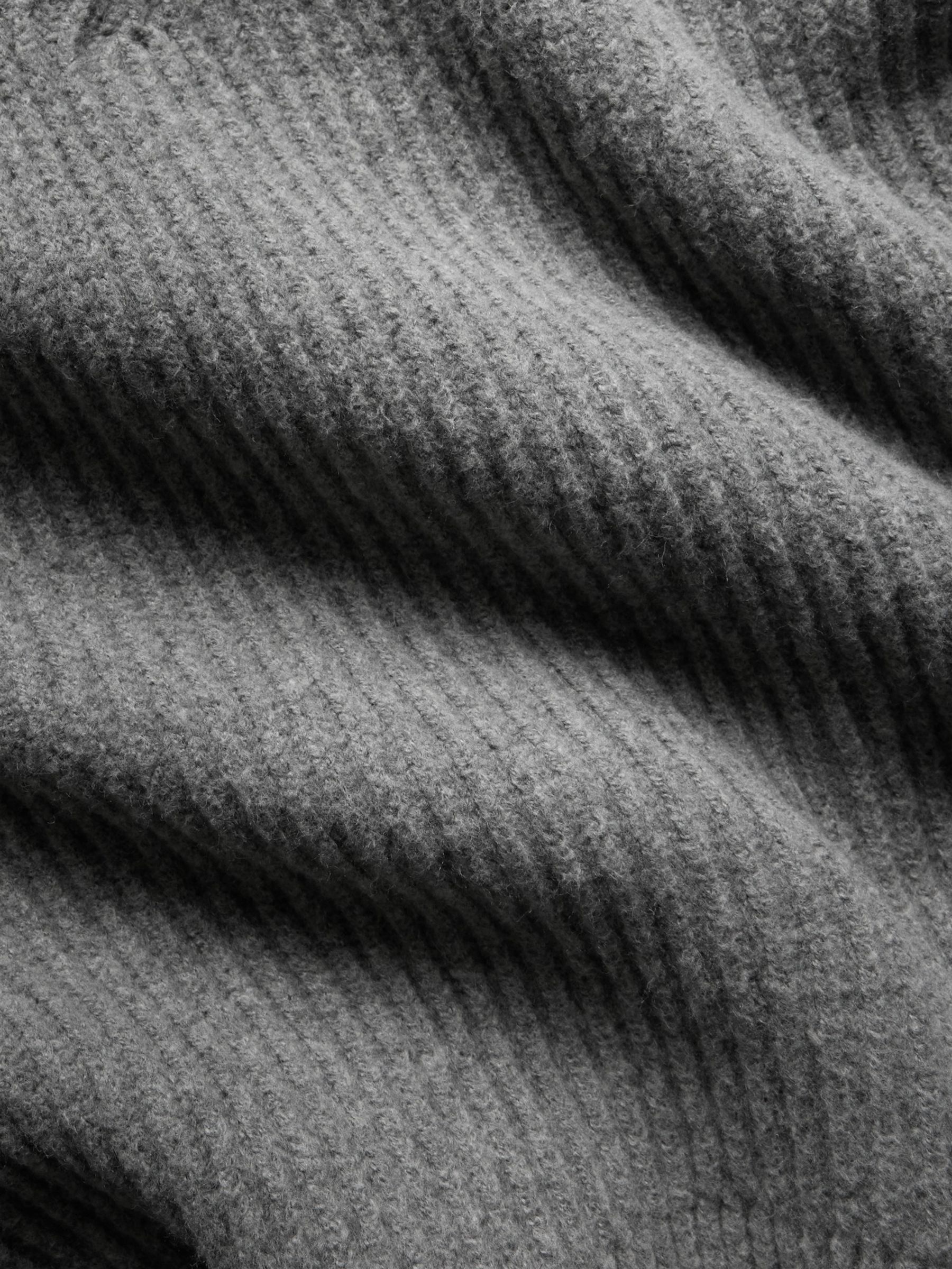 Gap x Victoria Beckham Grey CashSoft High-Neck Pullover Jumper - Image 7 of 8