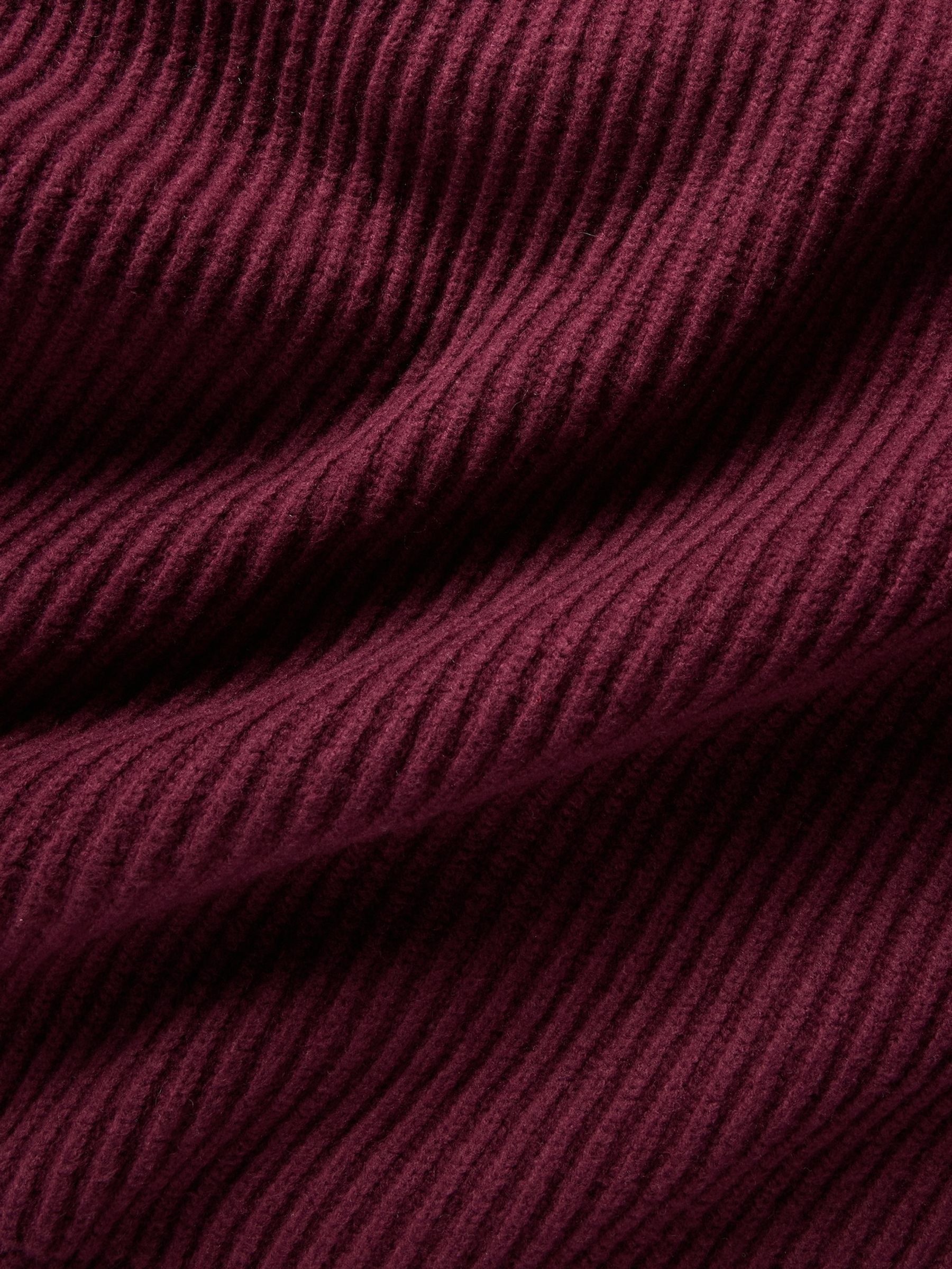 Gap x Victoria Beckham Burgundy Red CashSoft High-Neck Pullover Jumper - Image 7 of 8