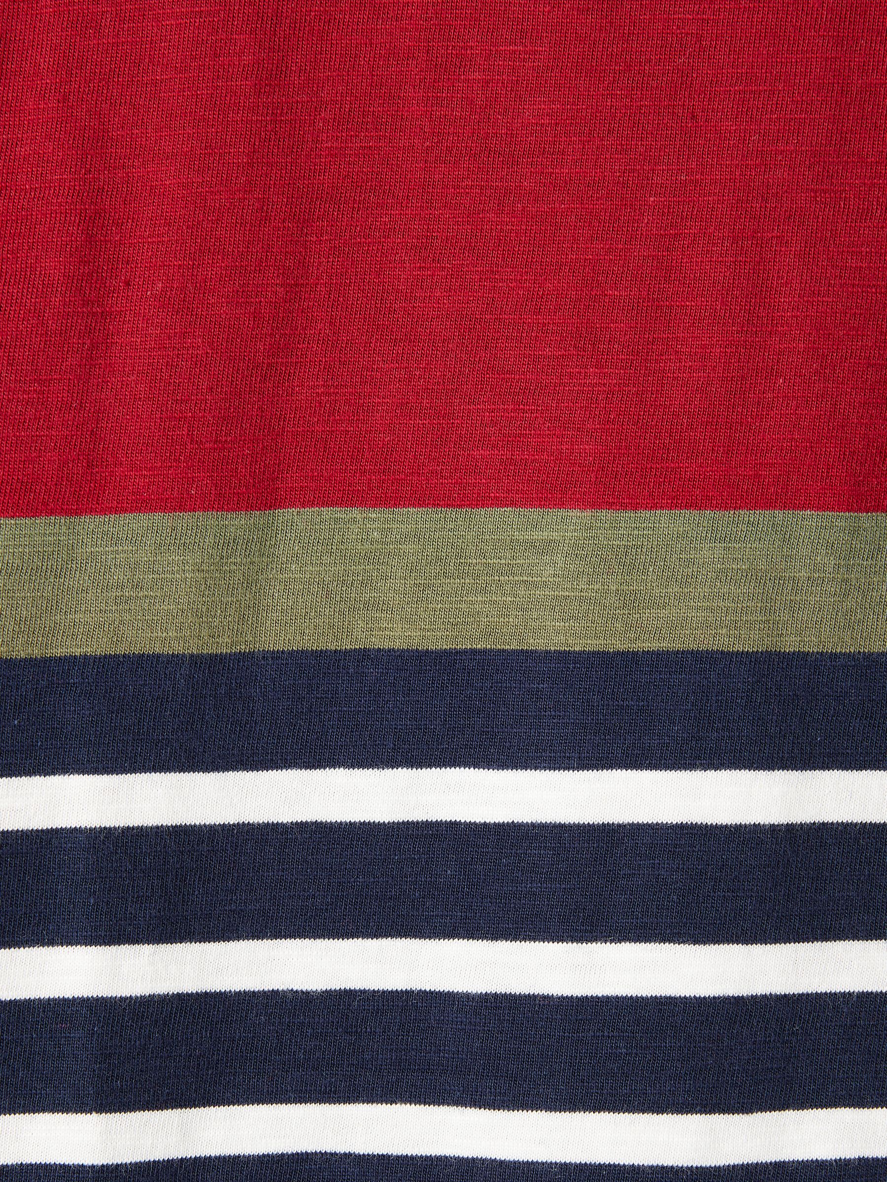 Navy & Red Striped Long Sleeve Top - Image 6 of 6