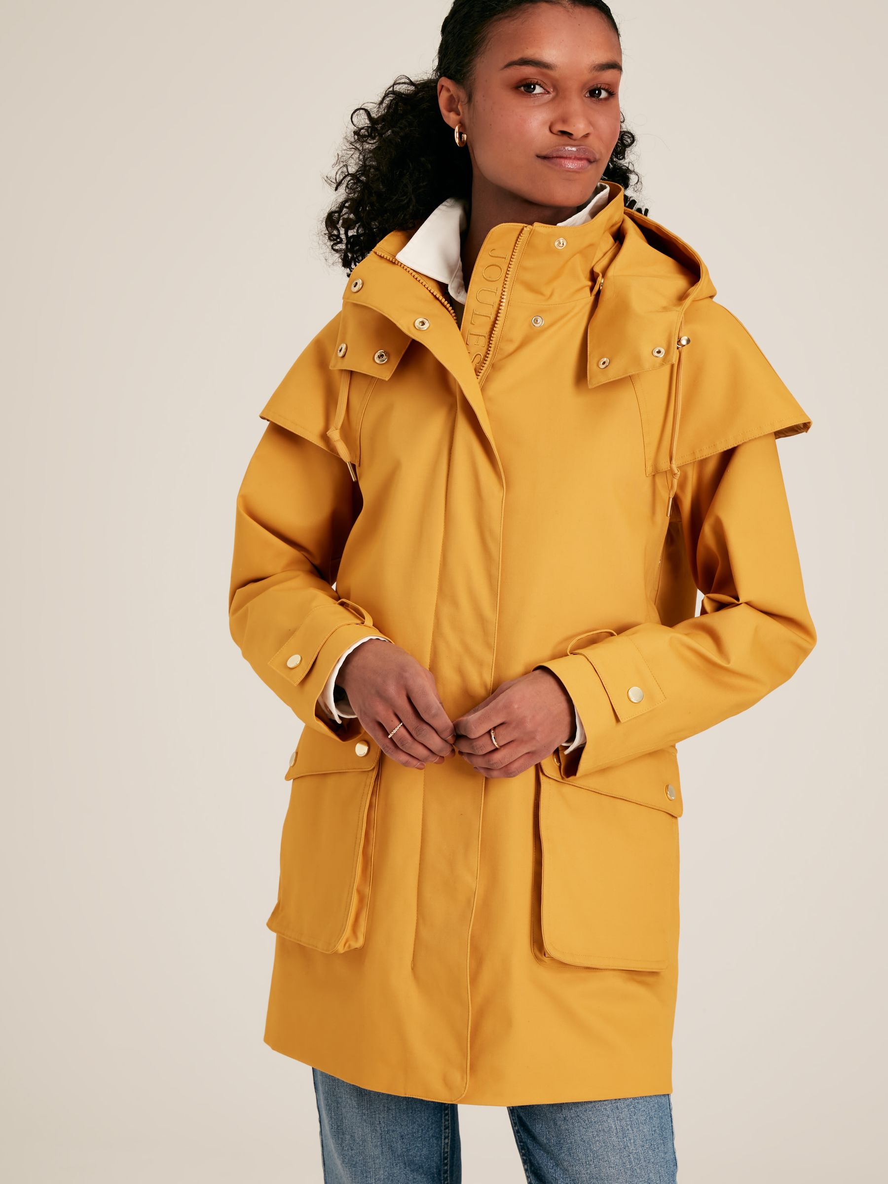 Edinburgh Yellow Premium Waterproof Hooded Raincoat - Image 1 of 1