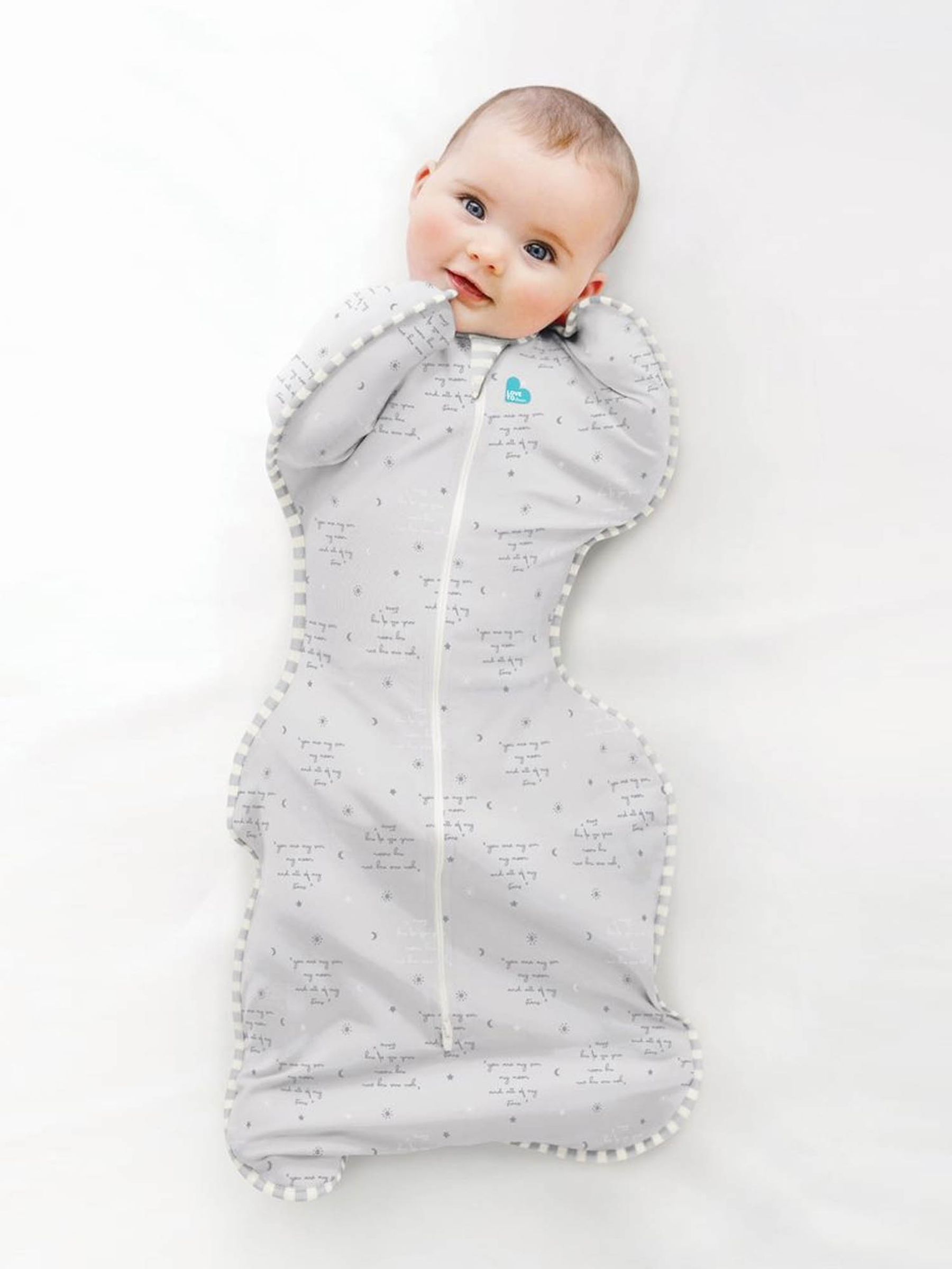 Grey Love To Dream Swaddle Up™ Designer Lite (You Are My) - Image 2 of 6