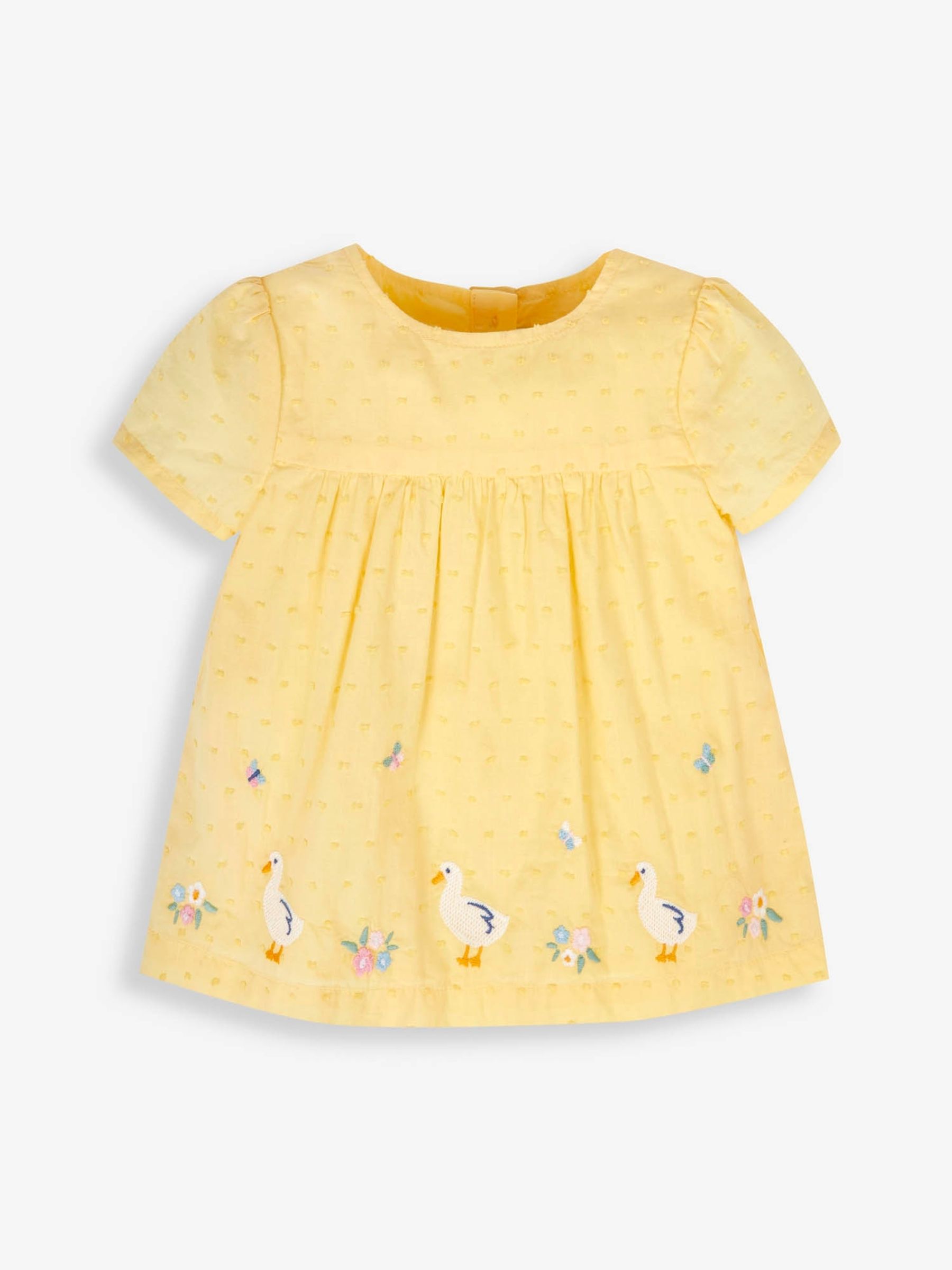 Yellow 2-Piece Duck Embroidered Top & Leggings Set - Image 2 of 5