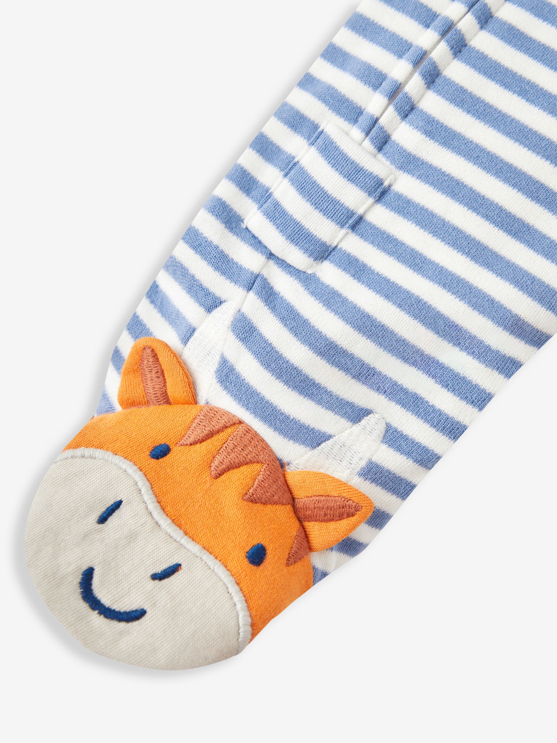 Indigo Appliqué Zip Sleepsuit - Image 5 of 5