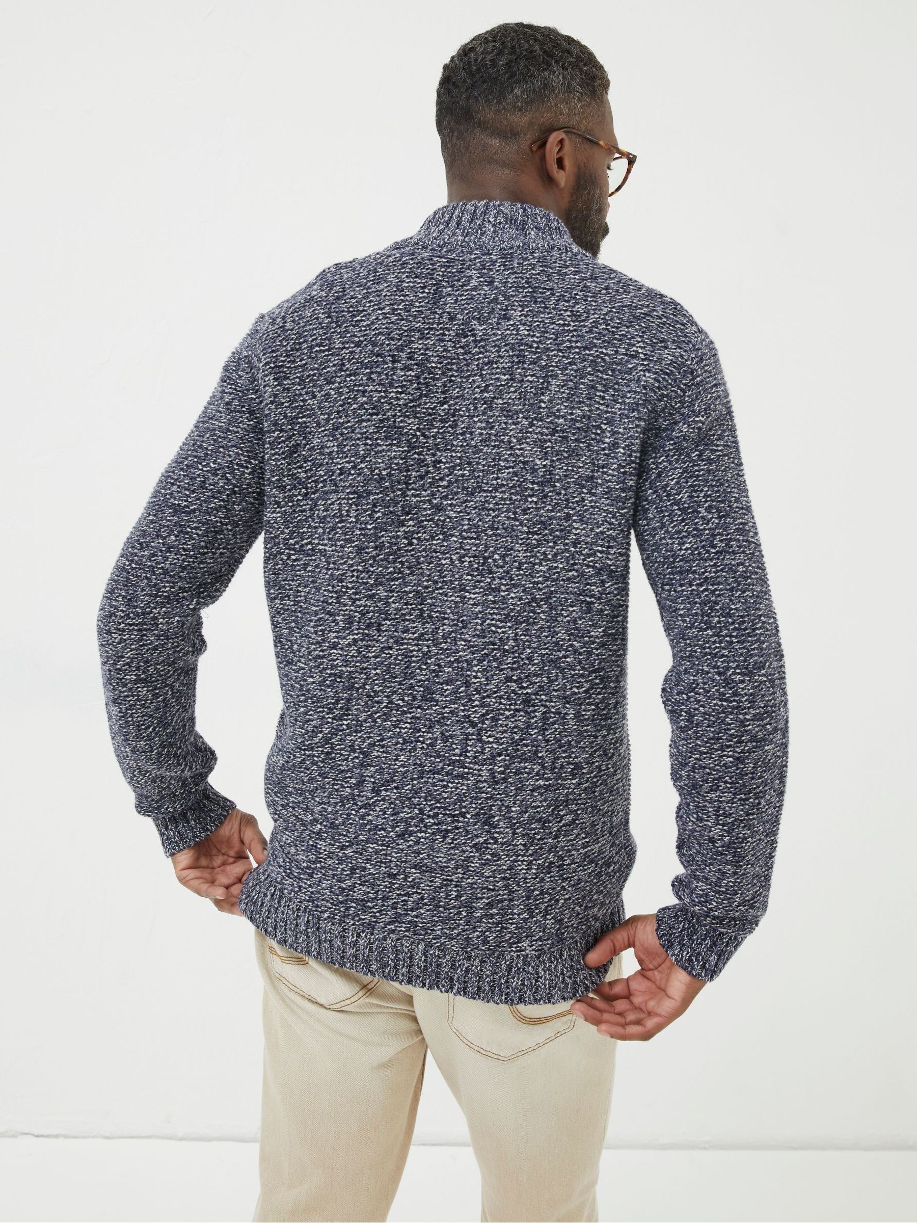Blue Half Neck Jumper - Image 2 of 5
