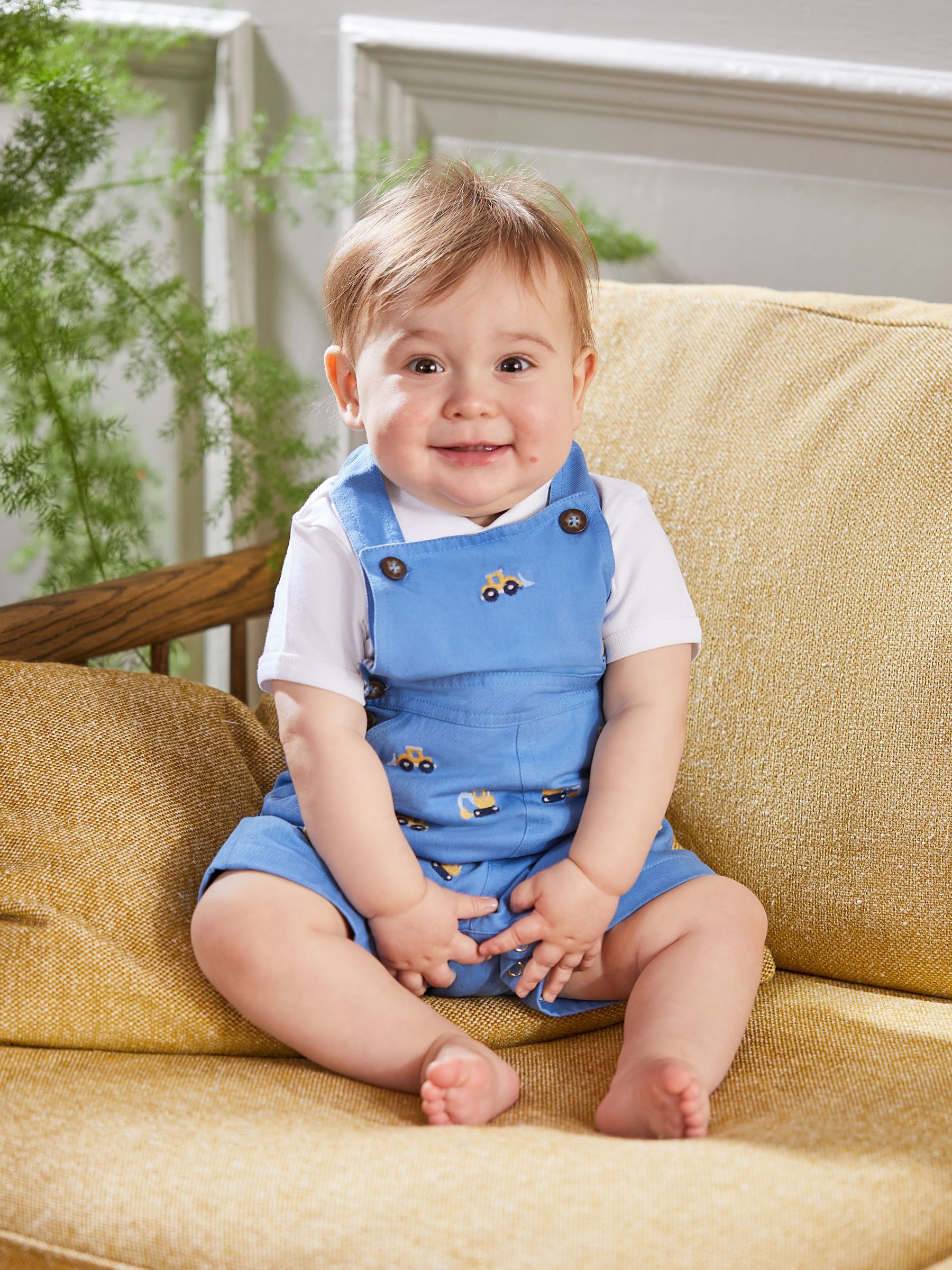 White Short Sleeve Polo Shirt Bodysuit - Image 2 of 3