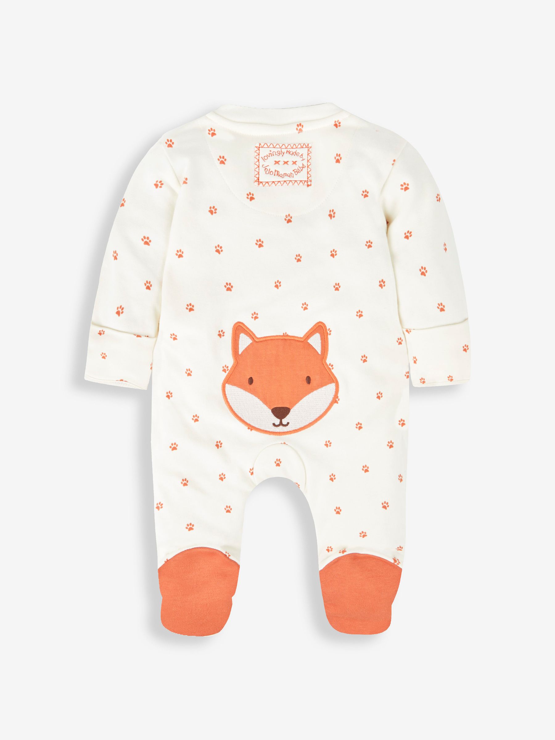 Cream Fox Sleepsuit - Image 4 of 8
