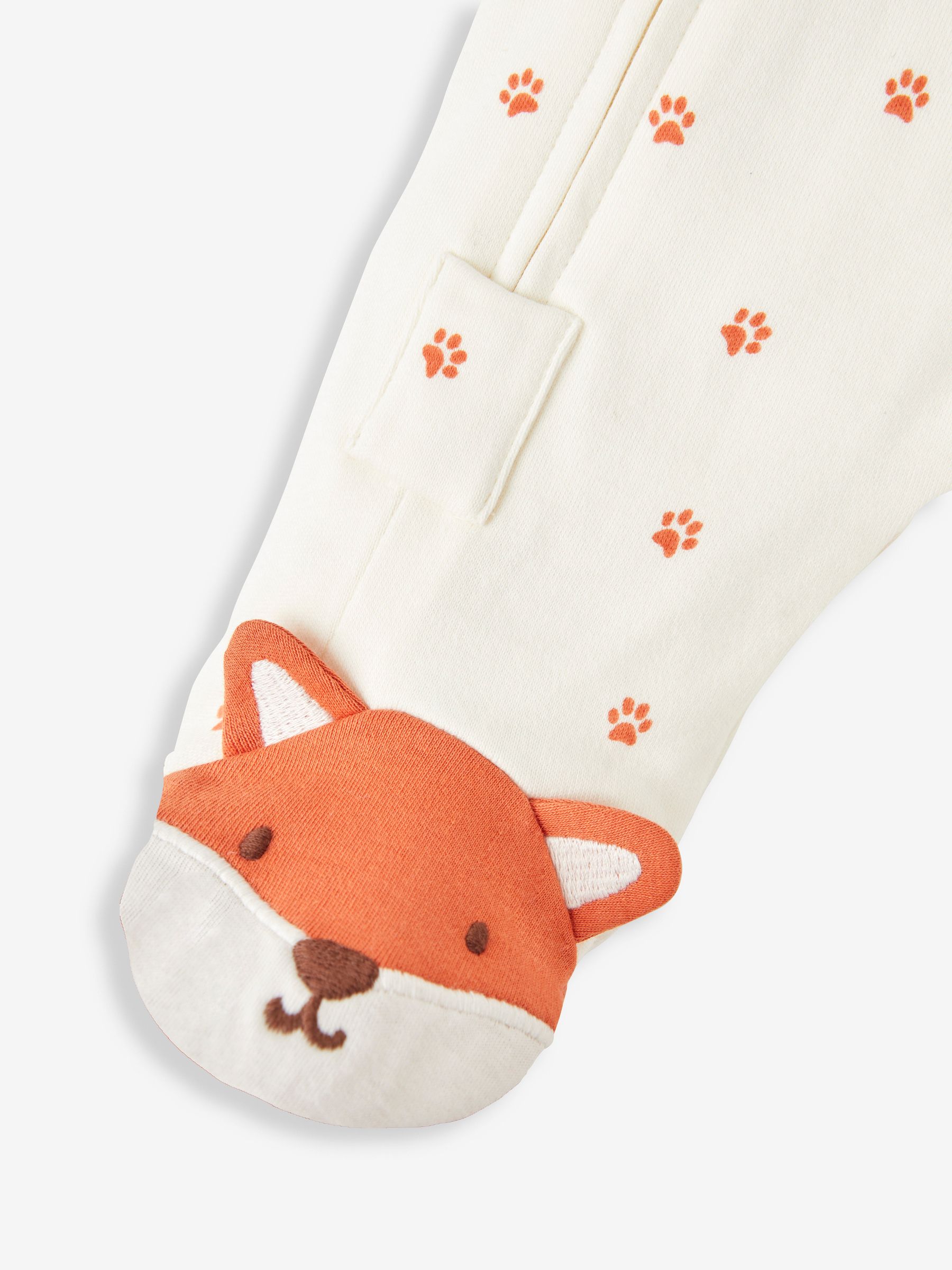 Cream Fox Sleepsuit - Image 8 of 8