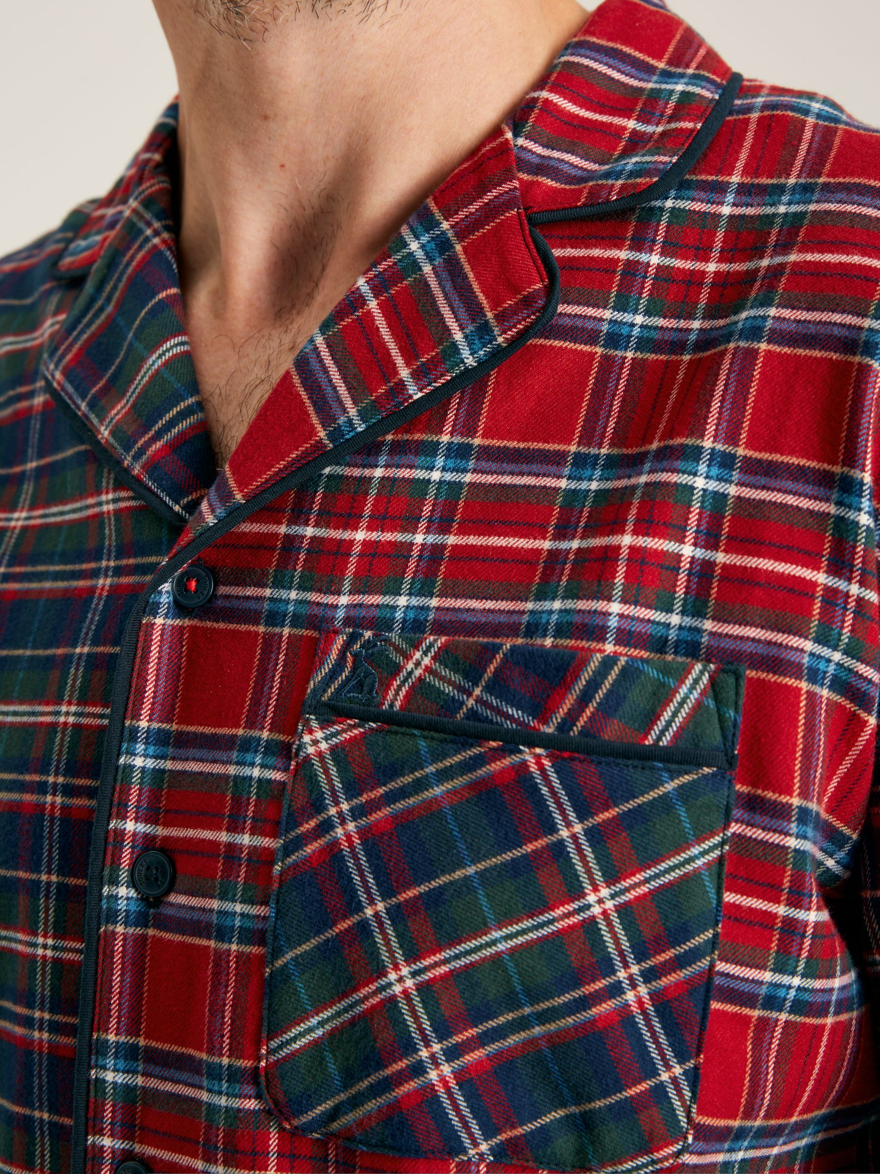 Goodnight Red Check Christmas Pyjamas - Image 3 of 6
