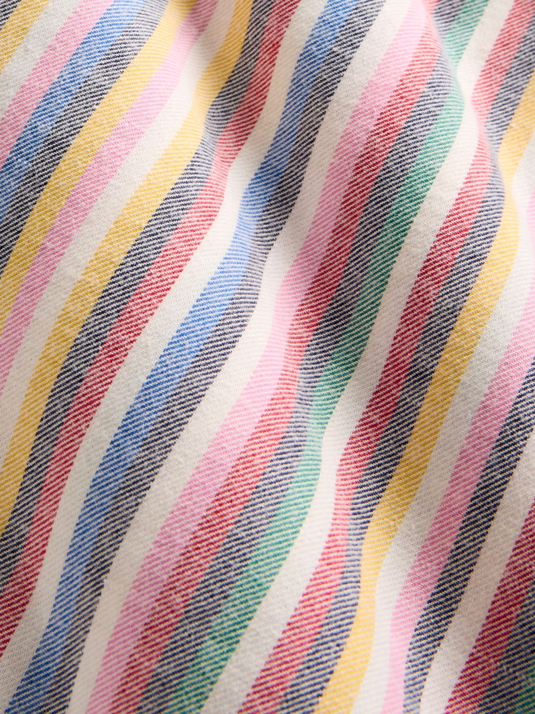 Multi Stripe Flannel Pyjamas Shorts - Image 5 of 5