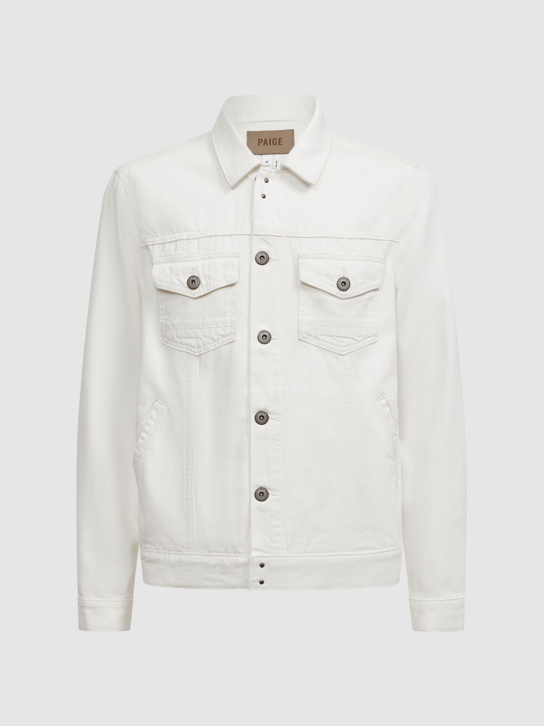 Paige Denim Button Through Jacket in Vintage Prism Glow - Image 2 of 6