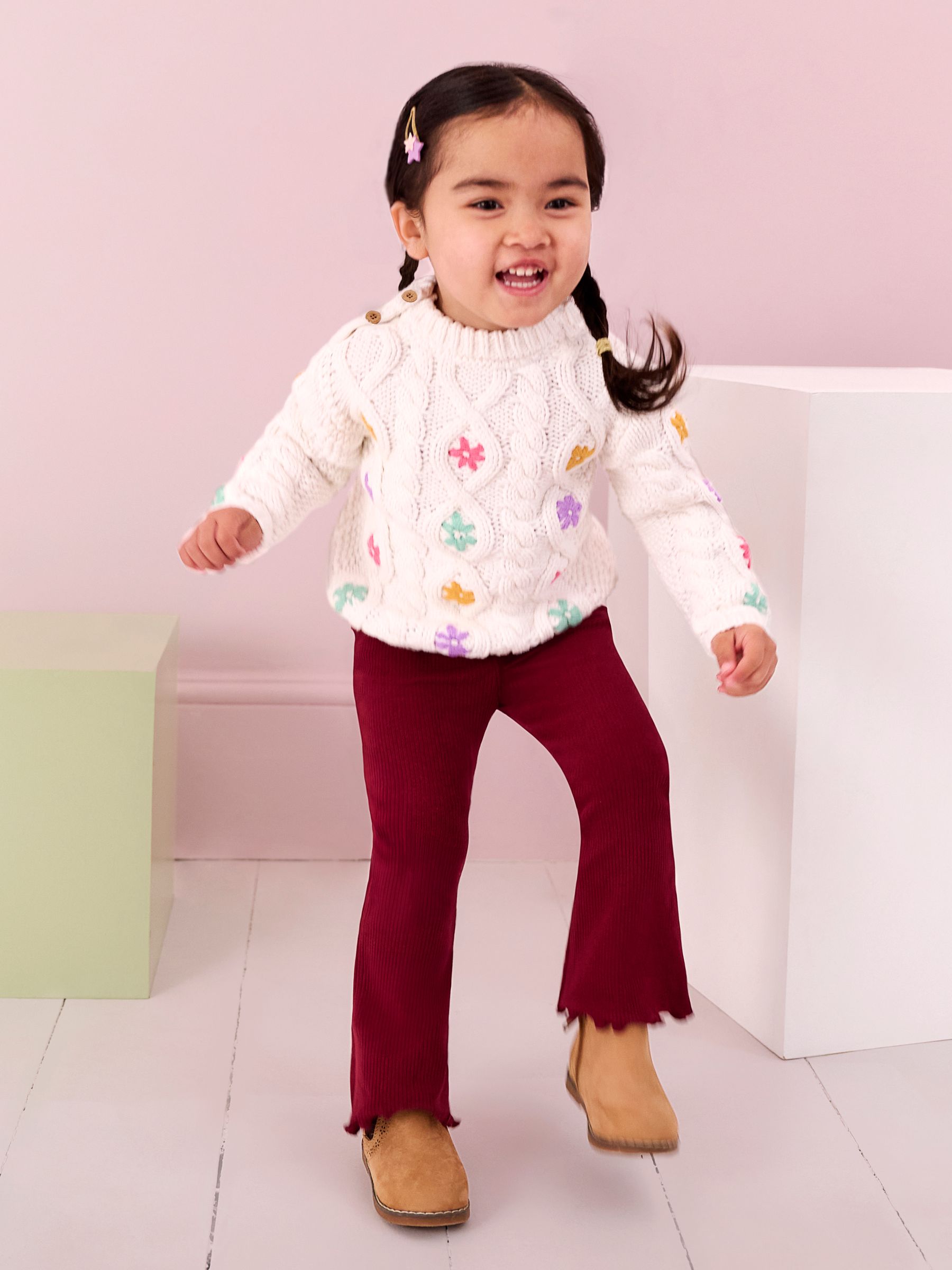 Cream 100% Cotton Jumper - Image 2 of 6