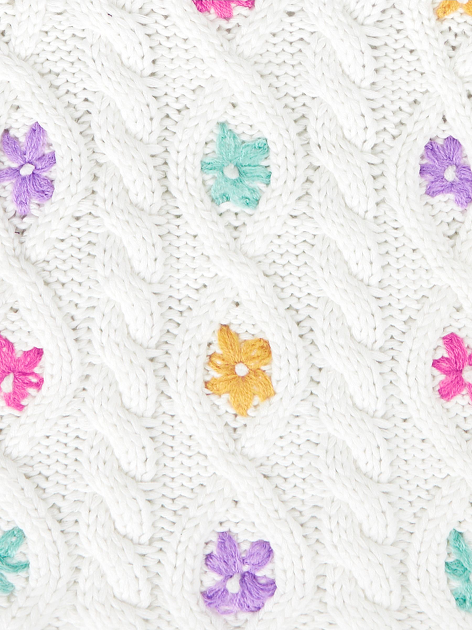 Cream 100% Cotton Jumper - Image 6 of 6