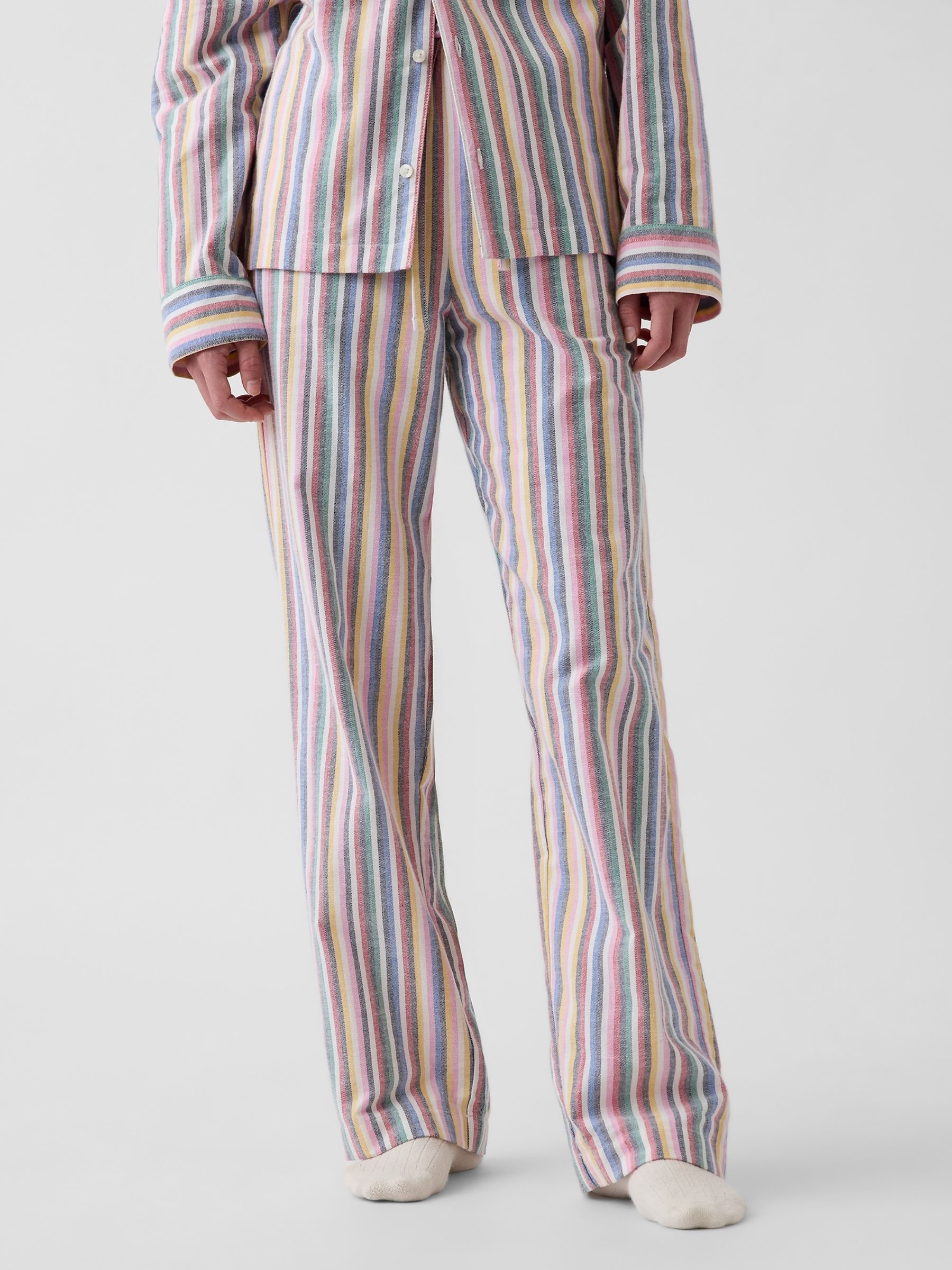 Multi Stripe Softest Flannel Pyjama Bottoms - Image 1 of 3