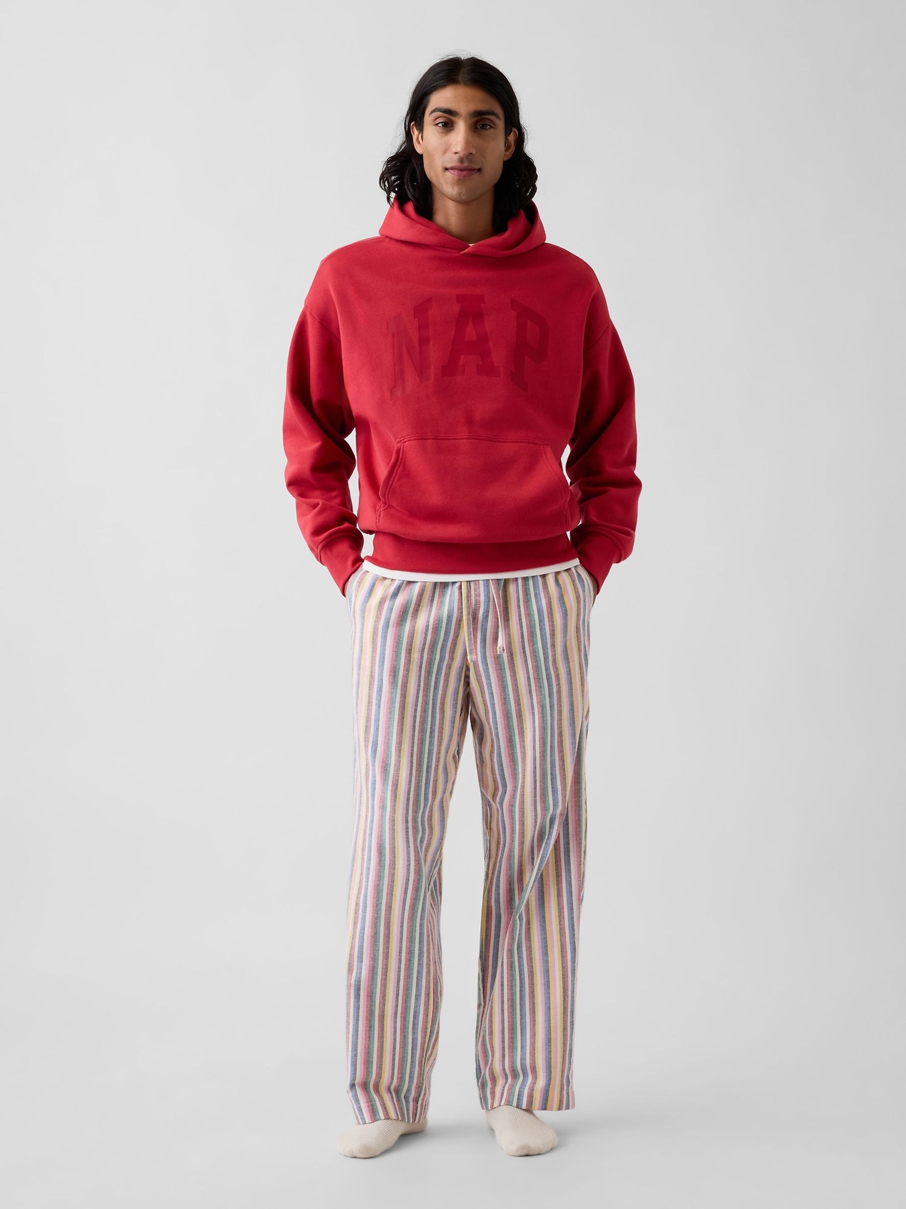Multi Stripe Matching Family Flannel Pyjama Bottoms - Image 6 of 6 Multi Stripe Matching Family Flannel Pyjama Bottoms - Image 6 of 6