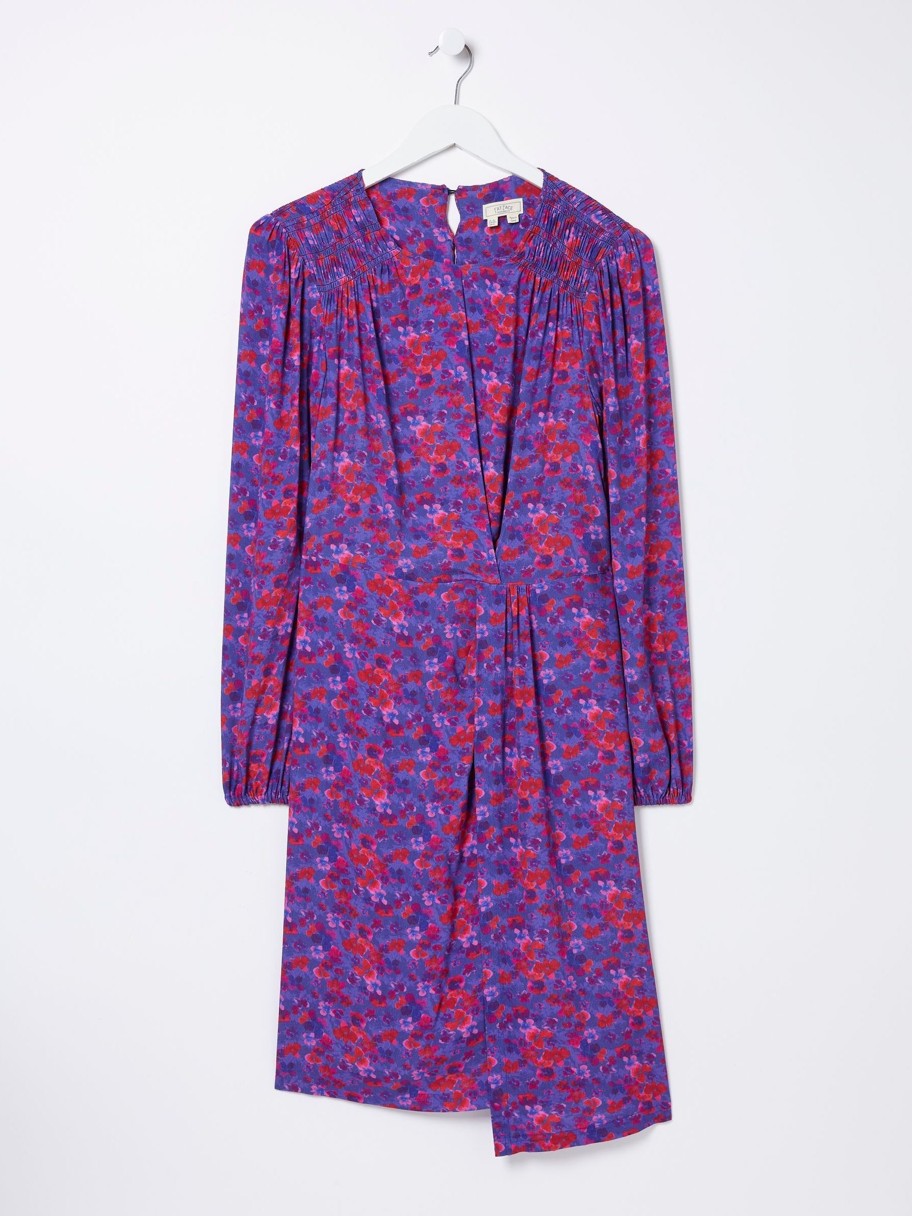 Purple Annie Painterly Floral Dress - Image 5 of 5