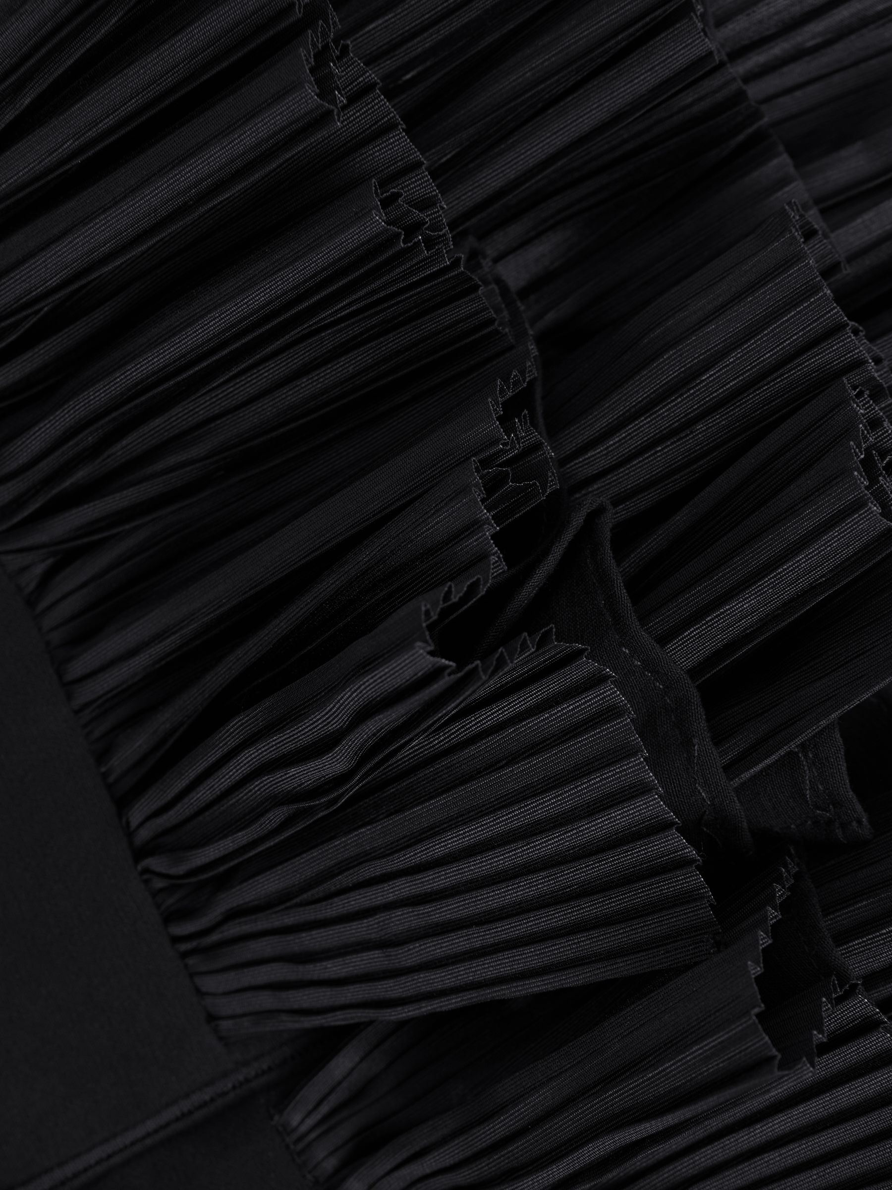 Acler Strapless Tiered Mini Dress in Black - Image 5 of 5