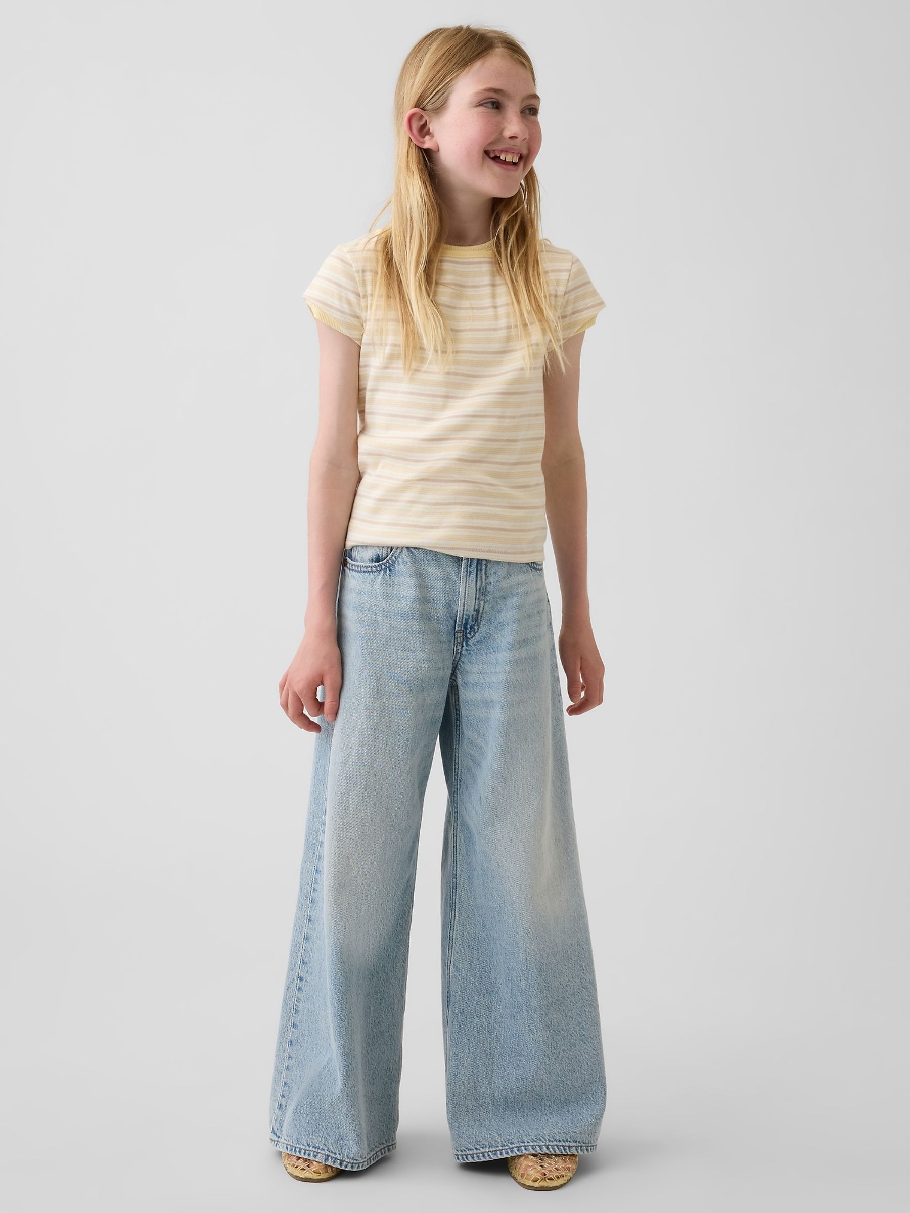 Light Wash Low Rise Baggy Jeans - Image 1 of 5