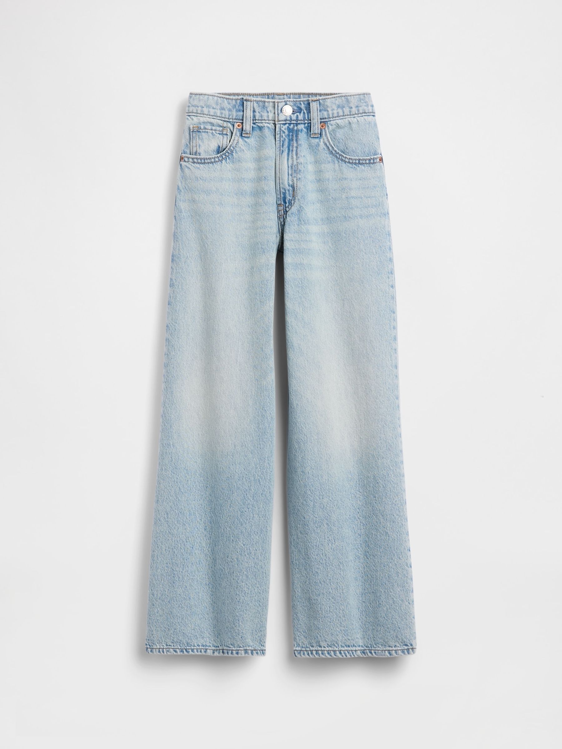 Light Wash Low Rise Baggy Jeans - Image 4 of 5