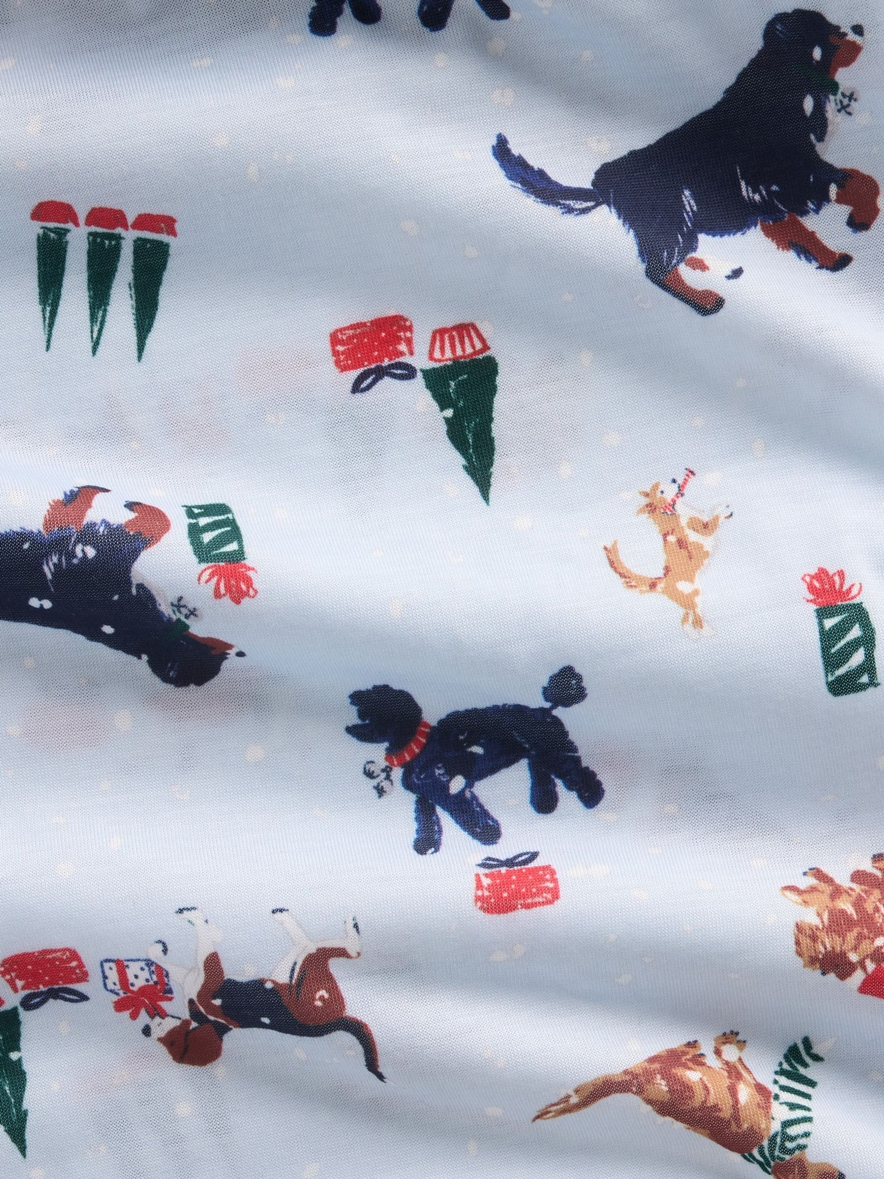 Blue Dog Wide-Leg Pyjamas Set - Image 4 of 4