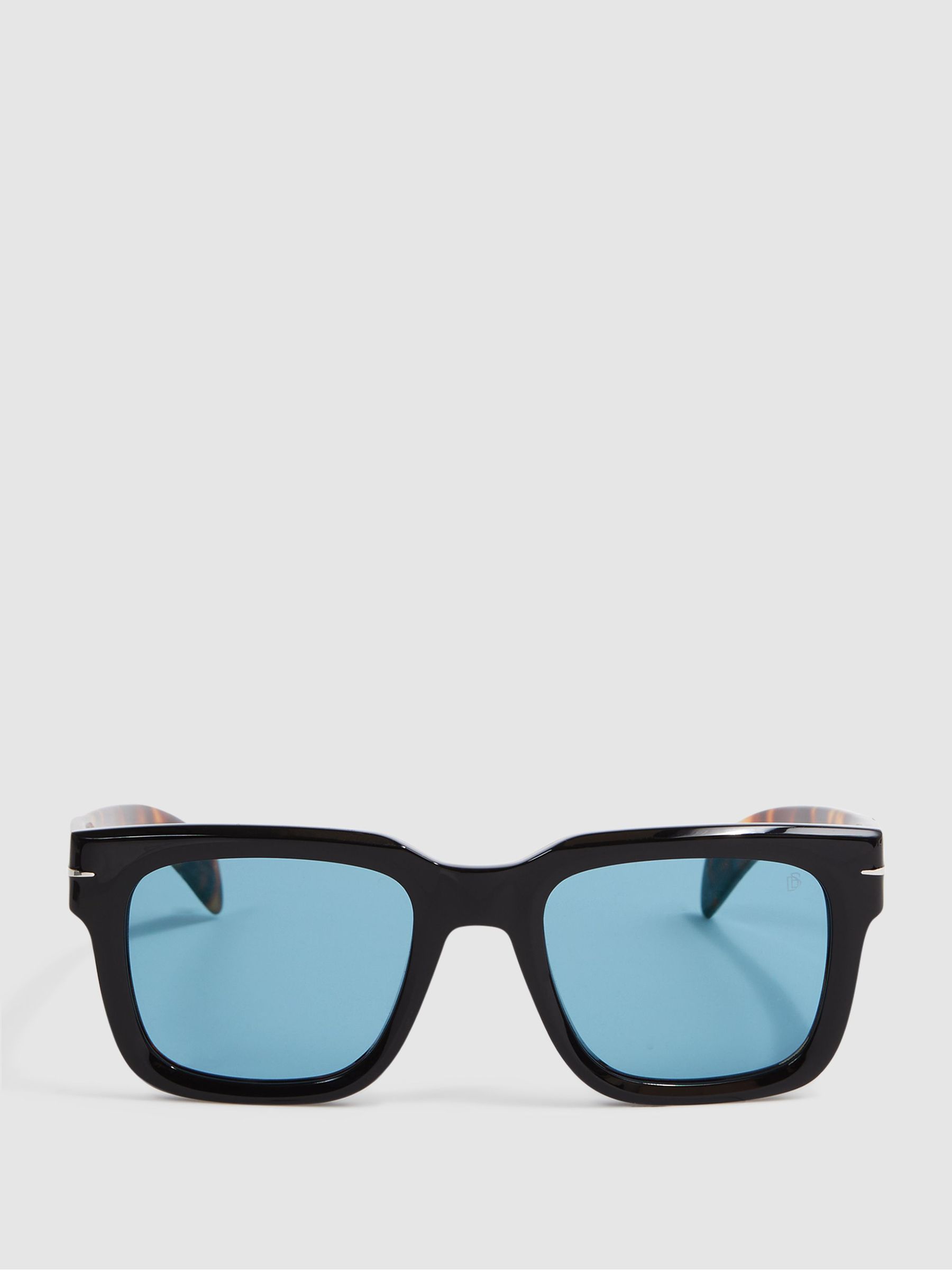 Eyewear by David Beckham Square Sunglasses in Black - Image 1 of 5