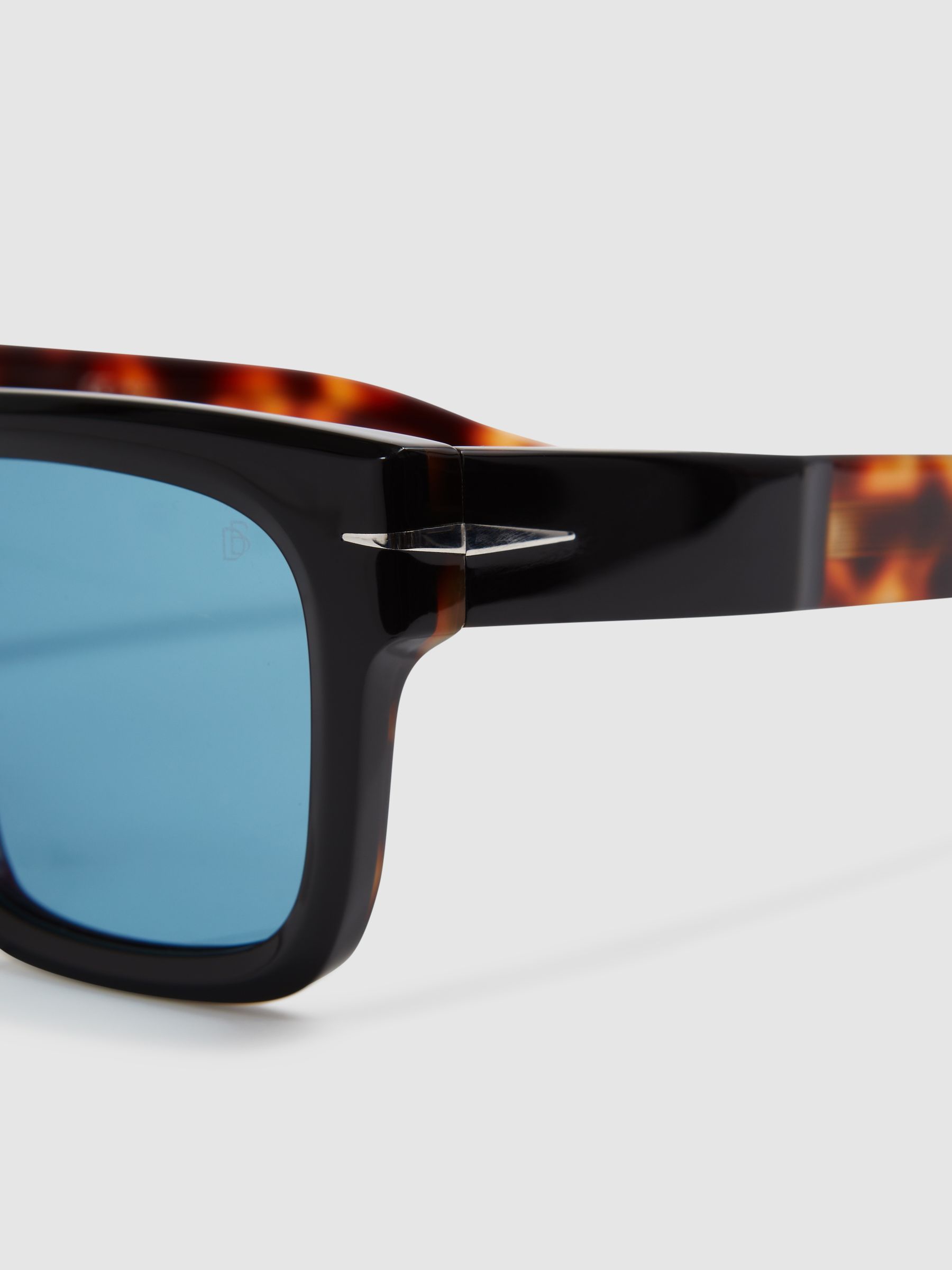 Eyewear by David Beckham Square Sunglasses in Black - Image 5 of 5