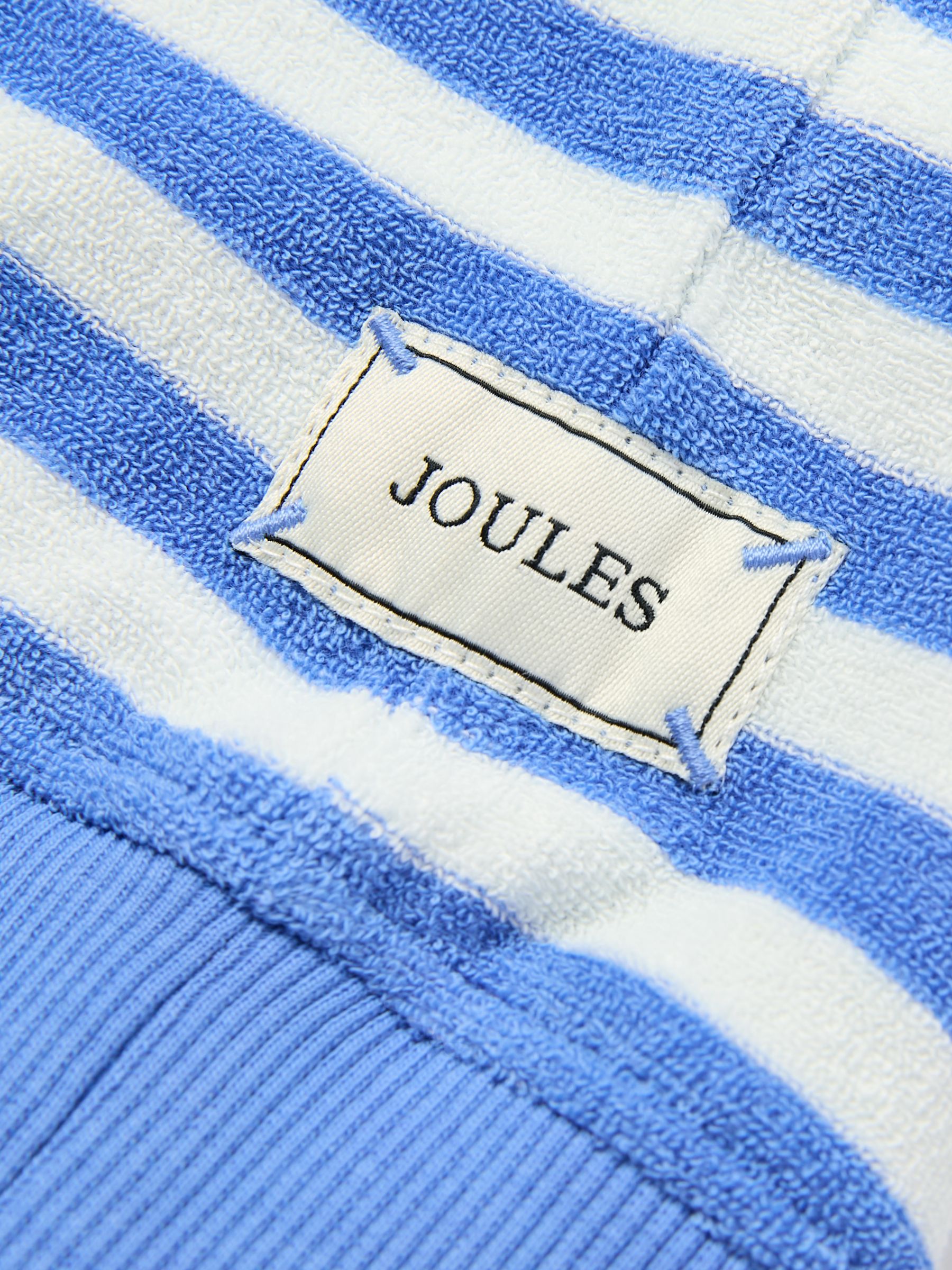 Kids' Ahoy There Blue/White Crew Neck Towelling Sweatshirt - Image 4 of 4