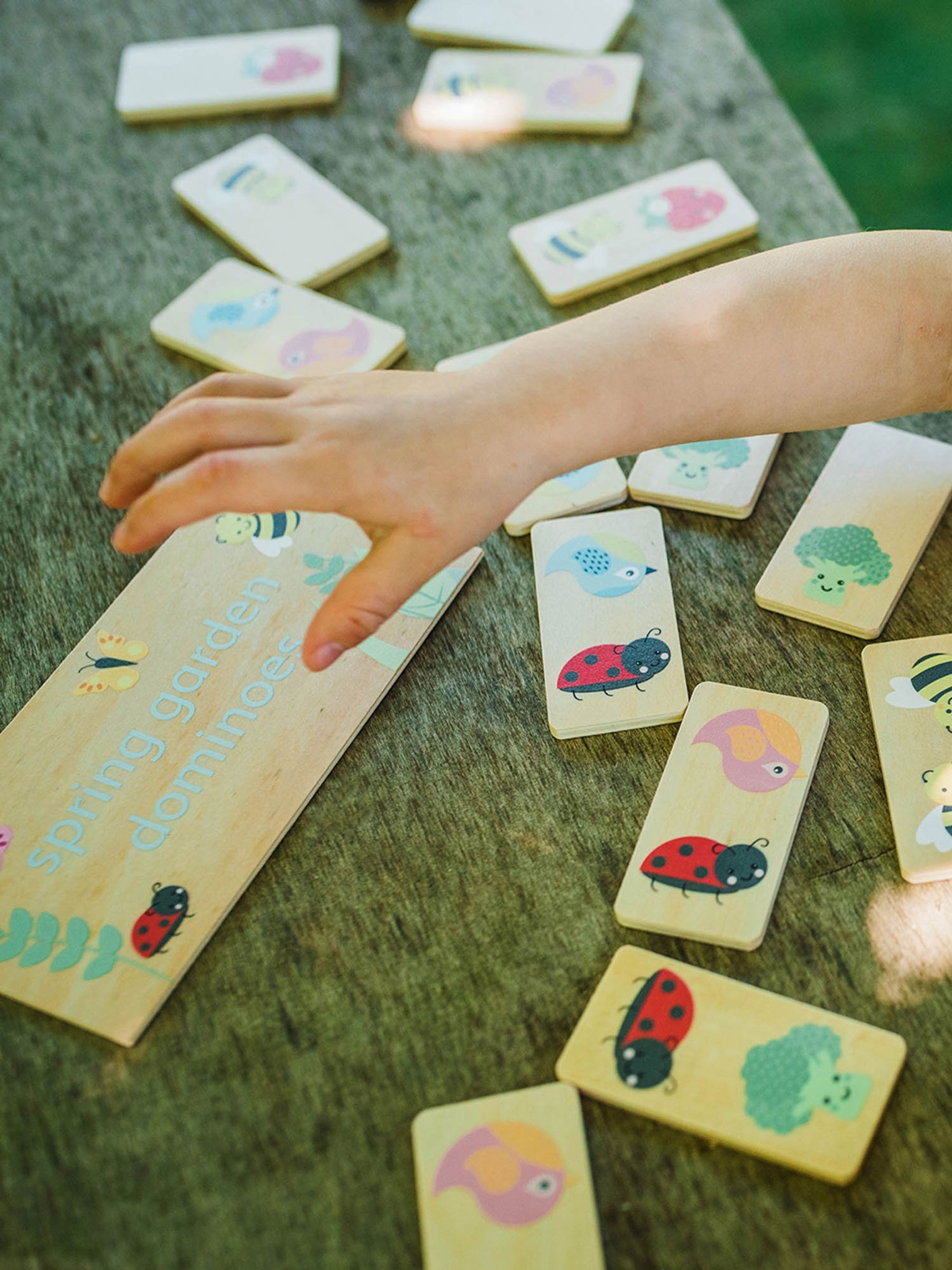 Orange Tree Toys Spring Garden Dominoes - Image 6 of 7