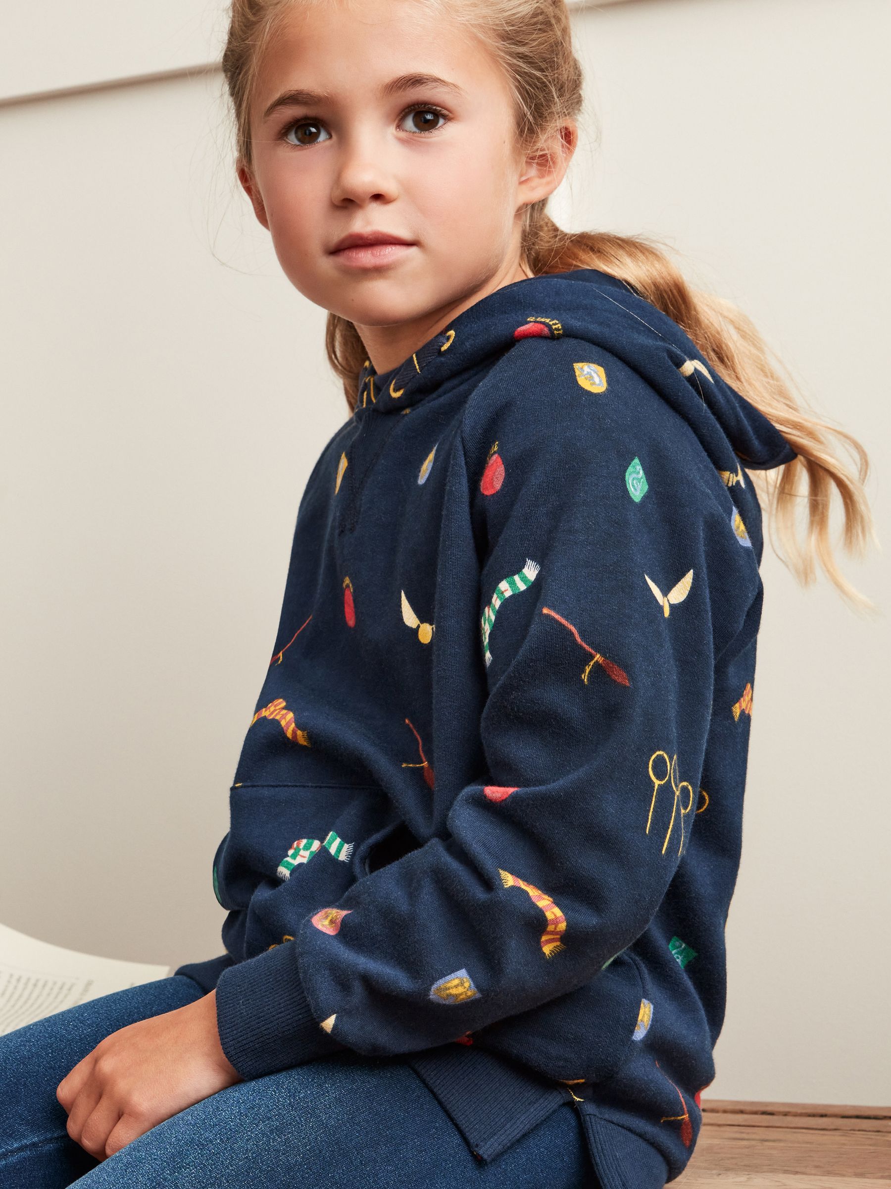 Quidditch™ Pitch Navy Harry Potter™ Hoodie - Image 6 of 7