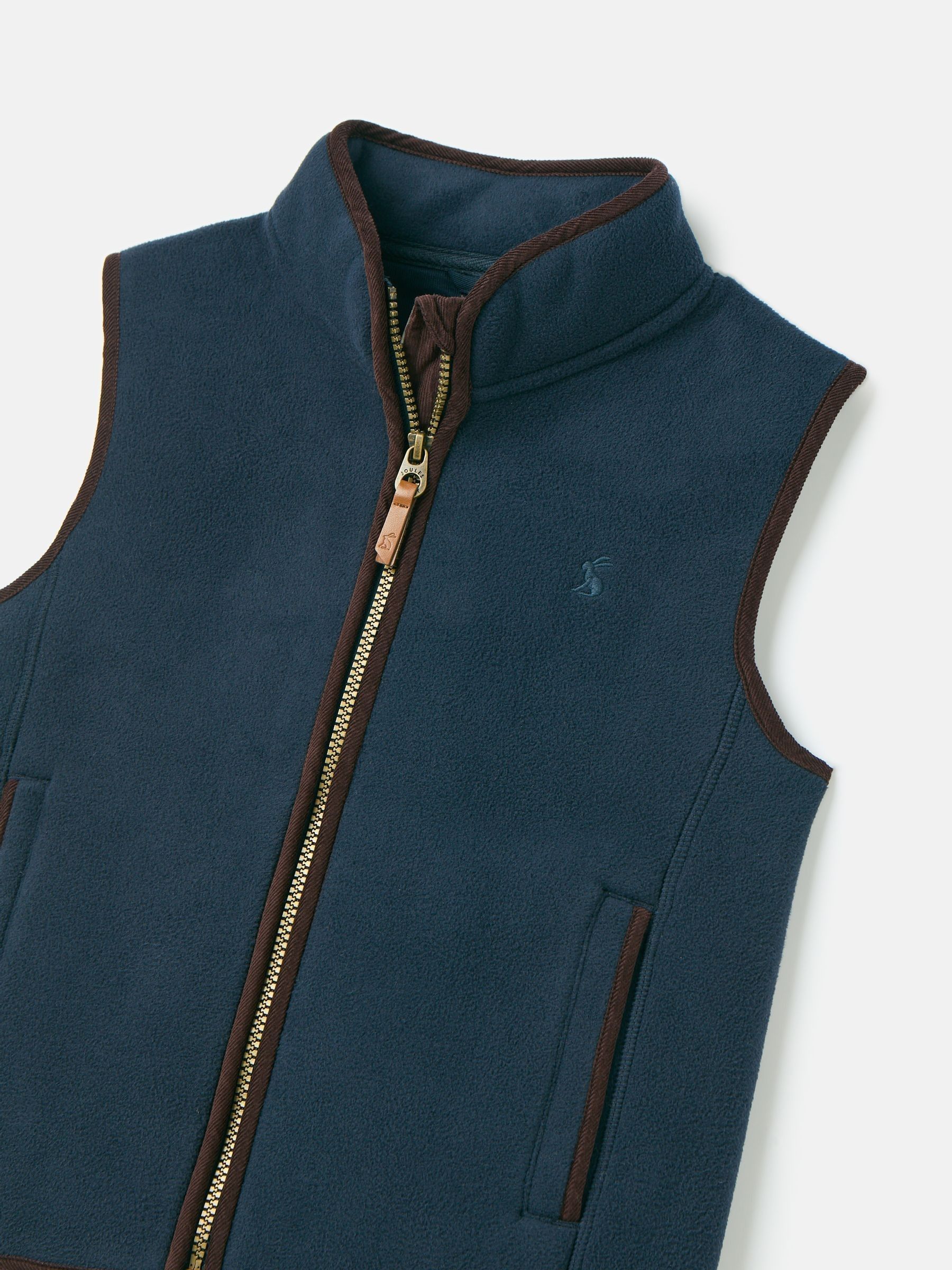 Kids' Coxton Blue Fleece Gilet - Image 3 of 6