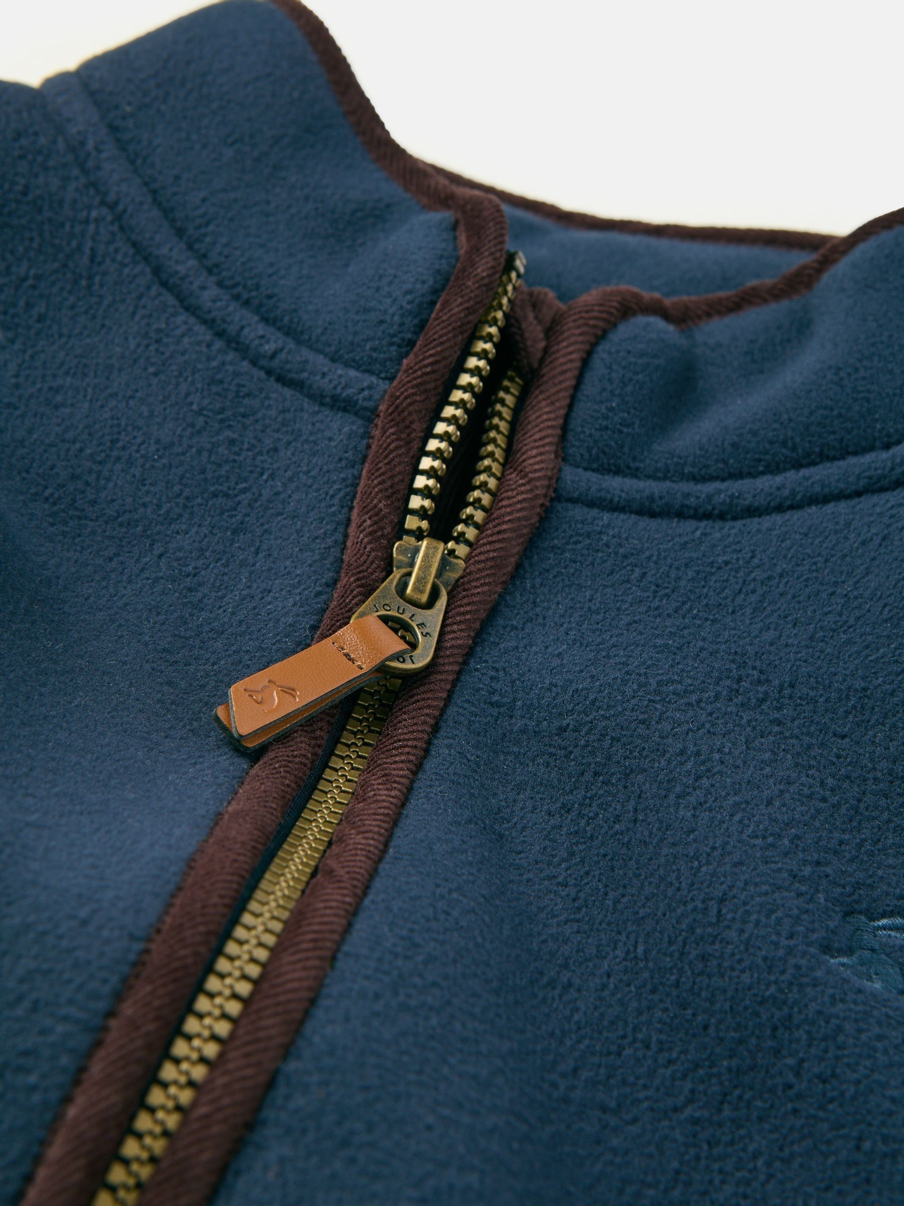Kids' Coxton Blue Fleece Gilet - Image 5 of 6