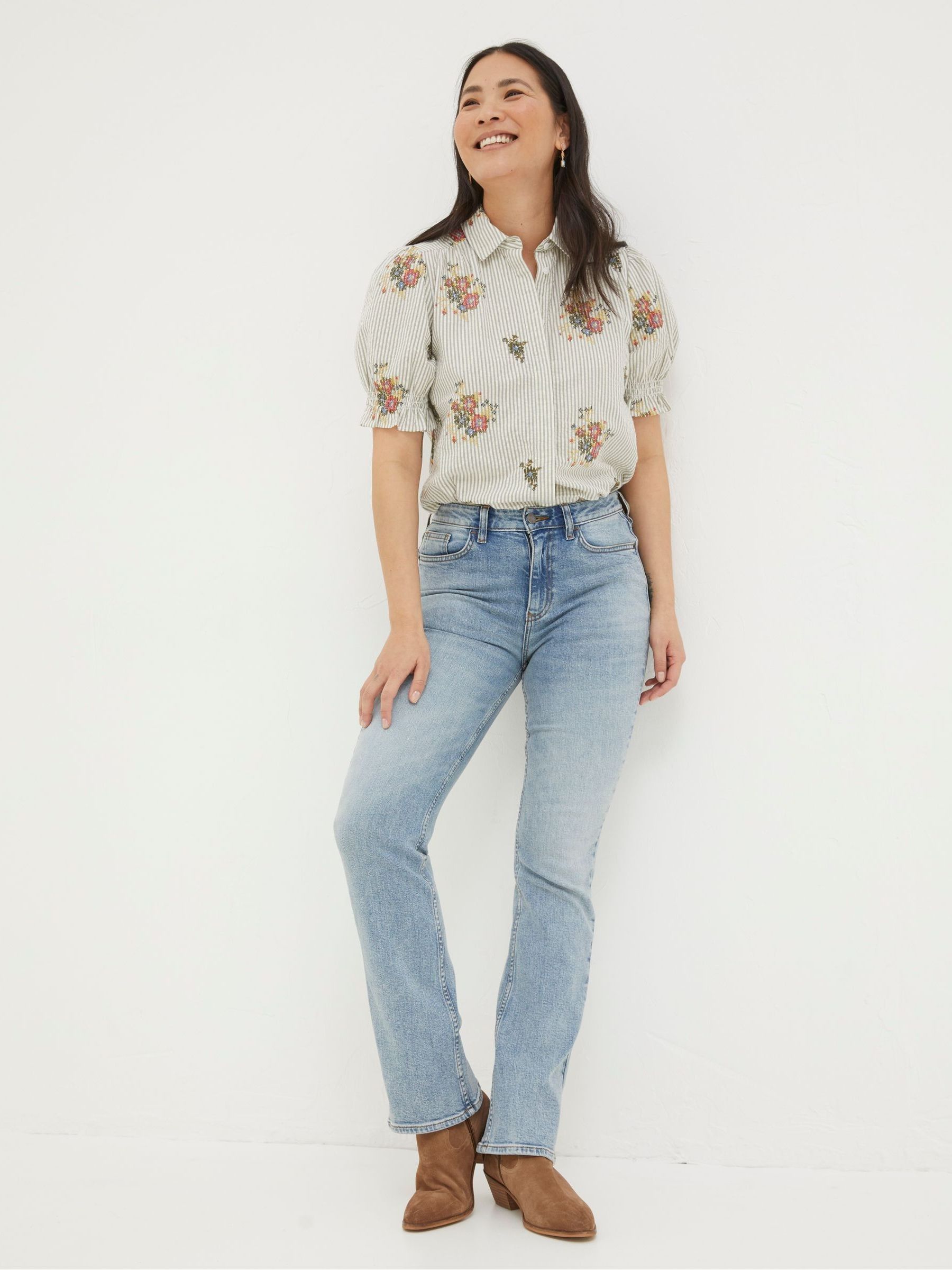 Blue Brooke Bootcut Jeans - Image 4 of 6