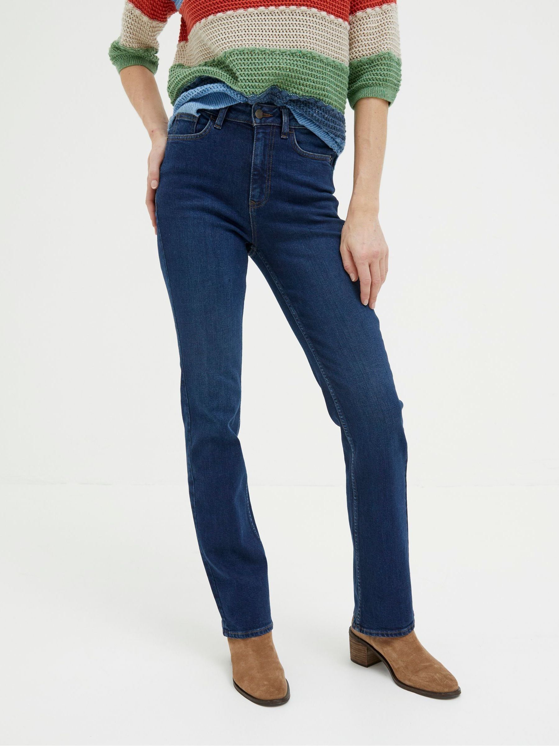 Blue Brooke Bootcut Jeans FatFace