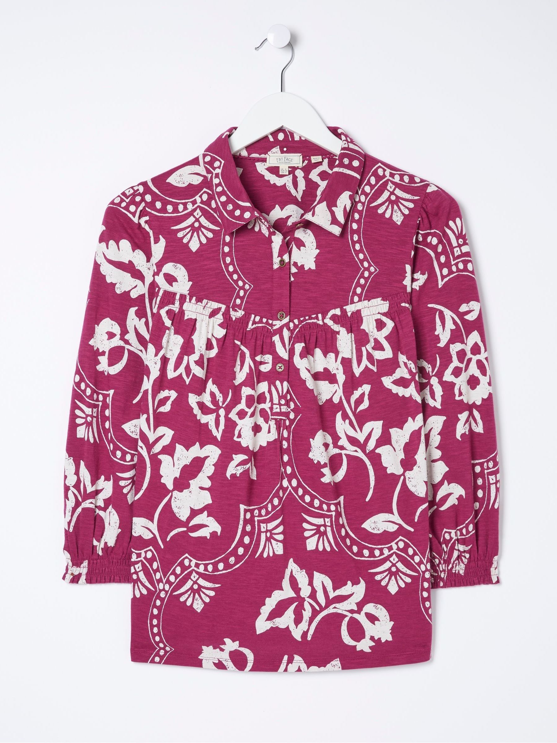 Sadie Purple Wallpaper Shirt - Image 5 of 5