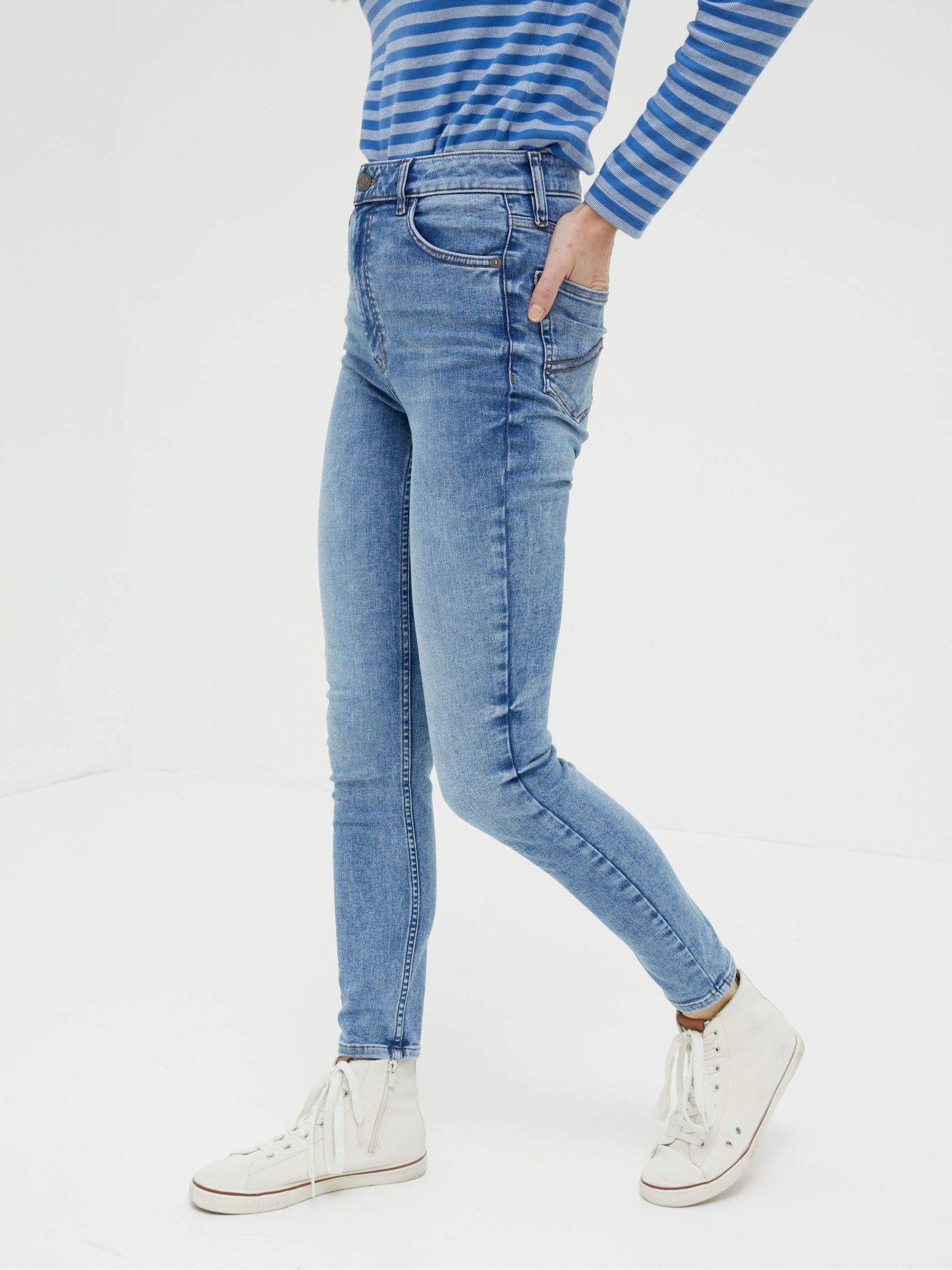 Harlow Blue Highwaist Skinny Jeans - Image 3 of 6