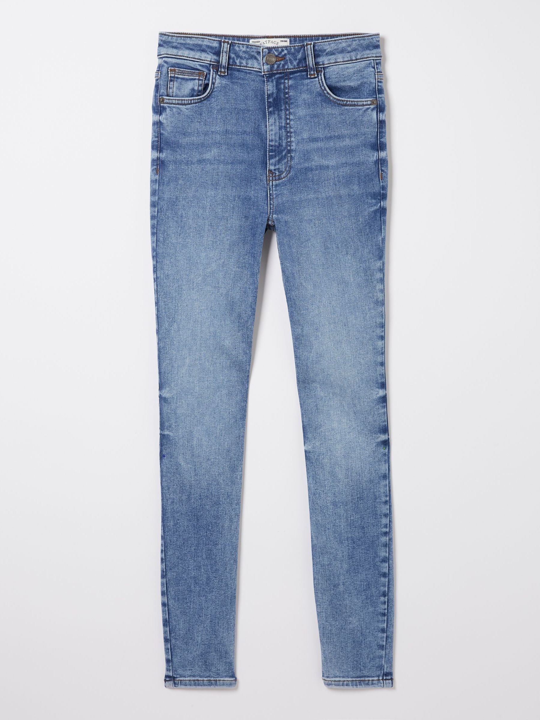 Harlow Blue Highwaist Skinny Jeans - Image 6 of 6