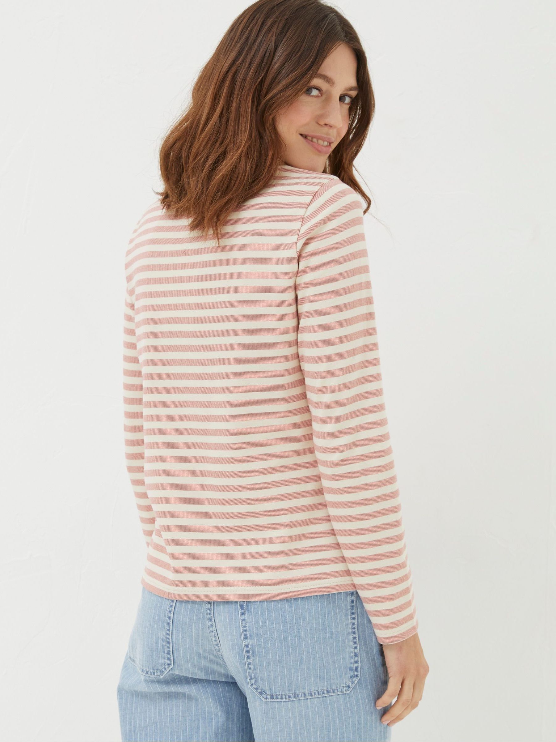 Pink Stripe Top - Image 2 of 5 Pink Stripe Top - Image 2 of 5