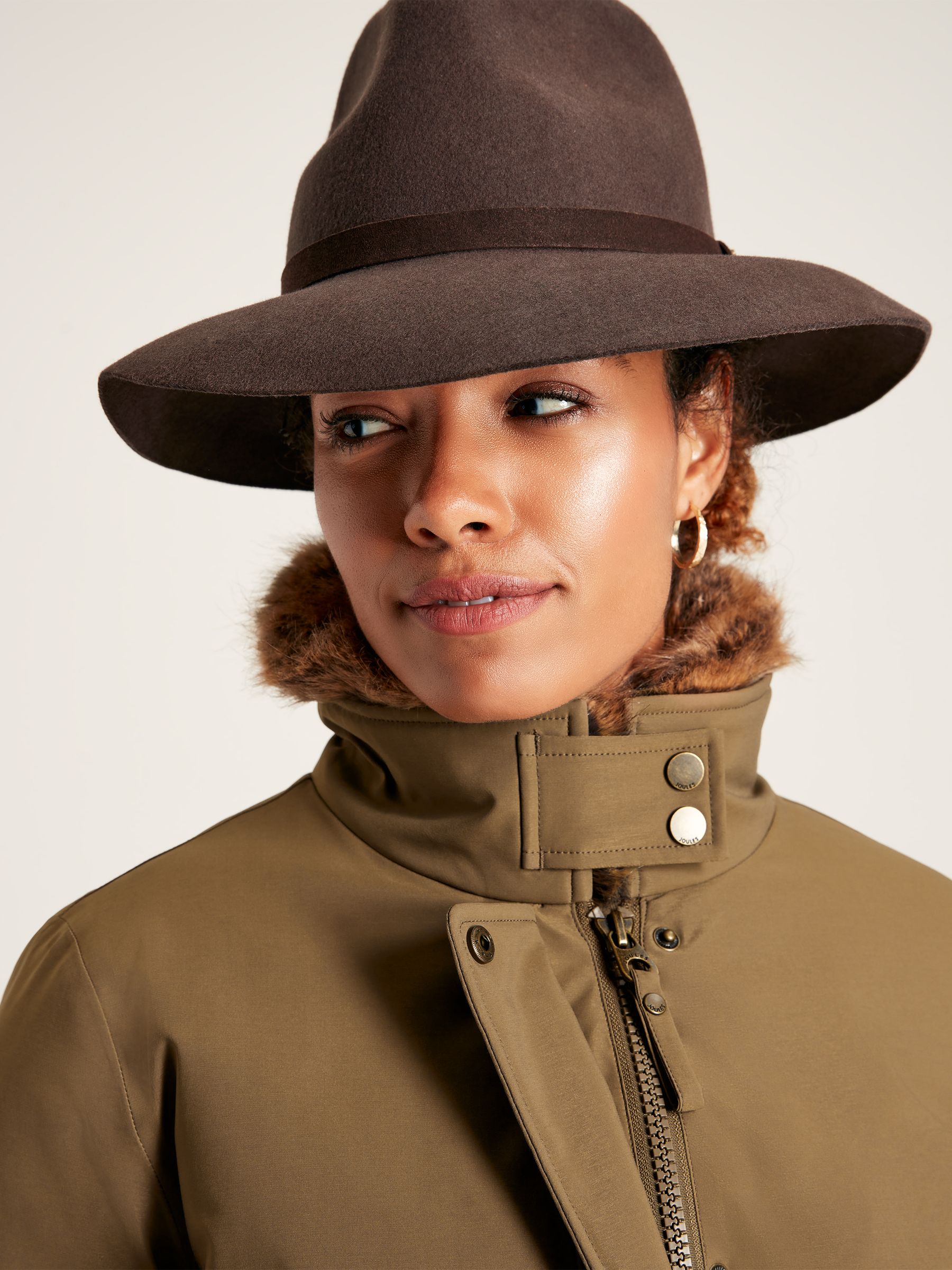 Wilcote Tan Brown Waterproof Padded Raincoat - Image 4 of 11