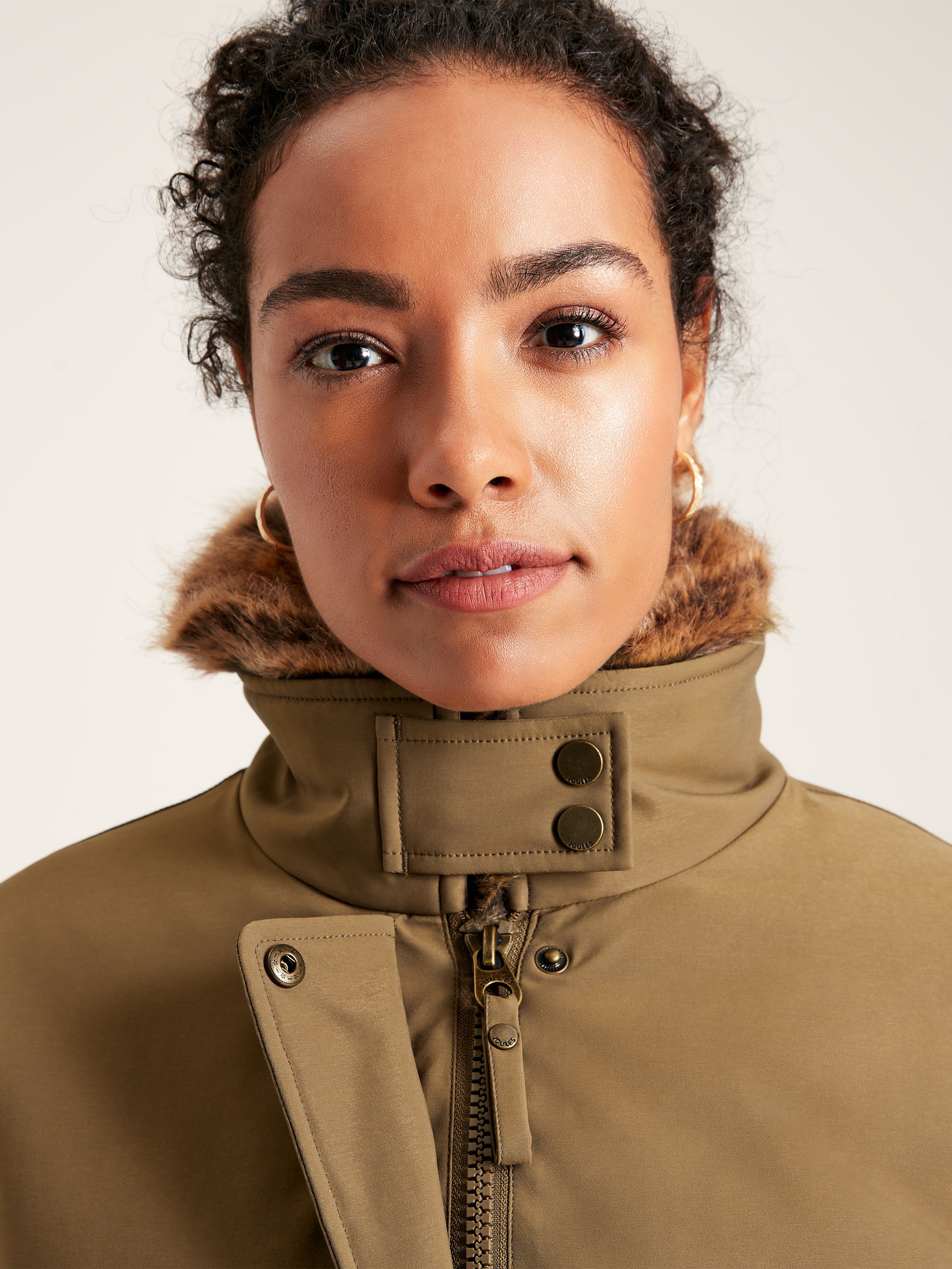 Wilcote Tan Brown Waterproof Padded Raincoat - Image 6 of 11