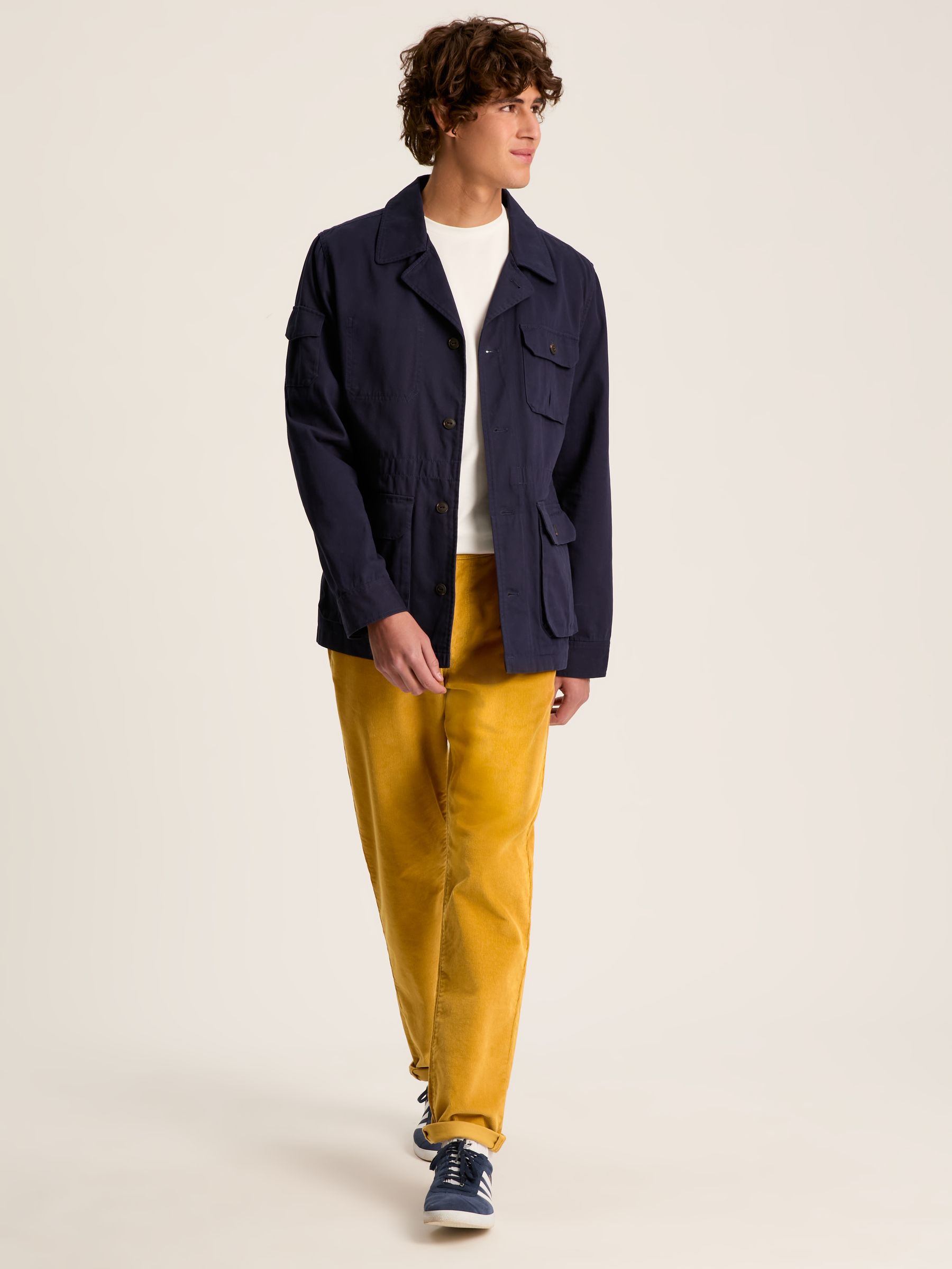 Cord Yellow Straight Leg Corduroy Trousers - Image 3 of 6