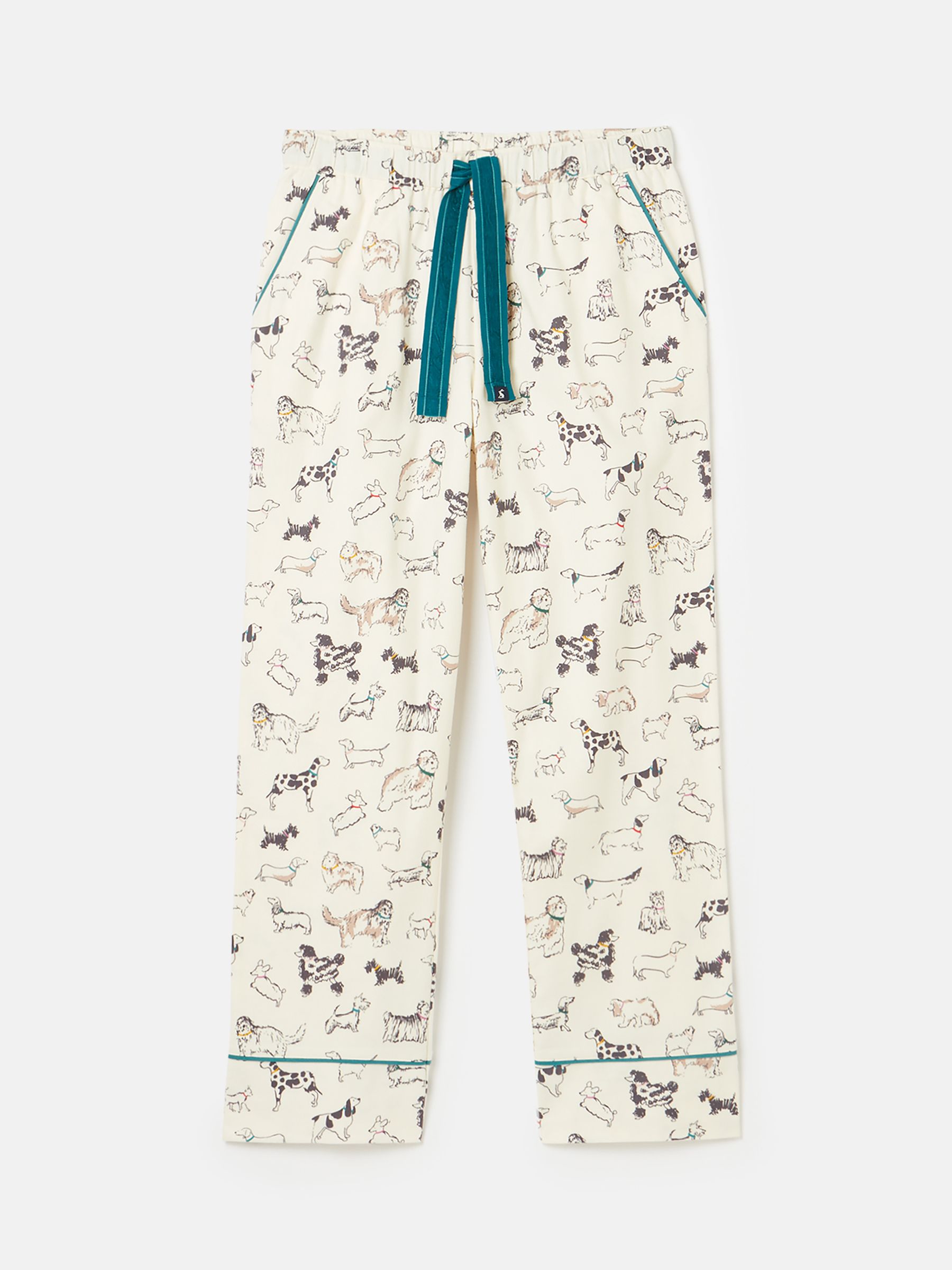 Stella Cream Dog Print Cotton Pyjama Bottoms - Image 6 of 6